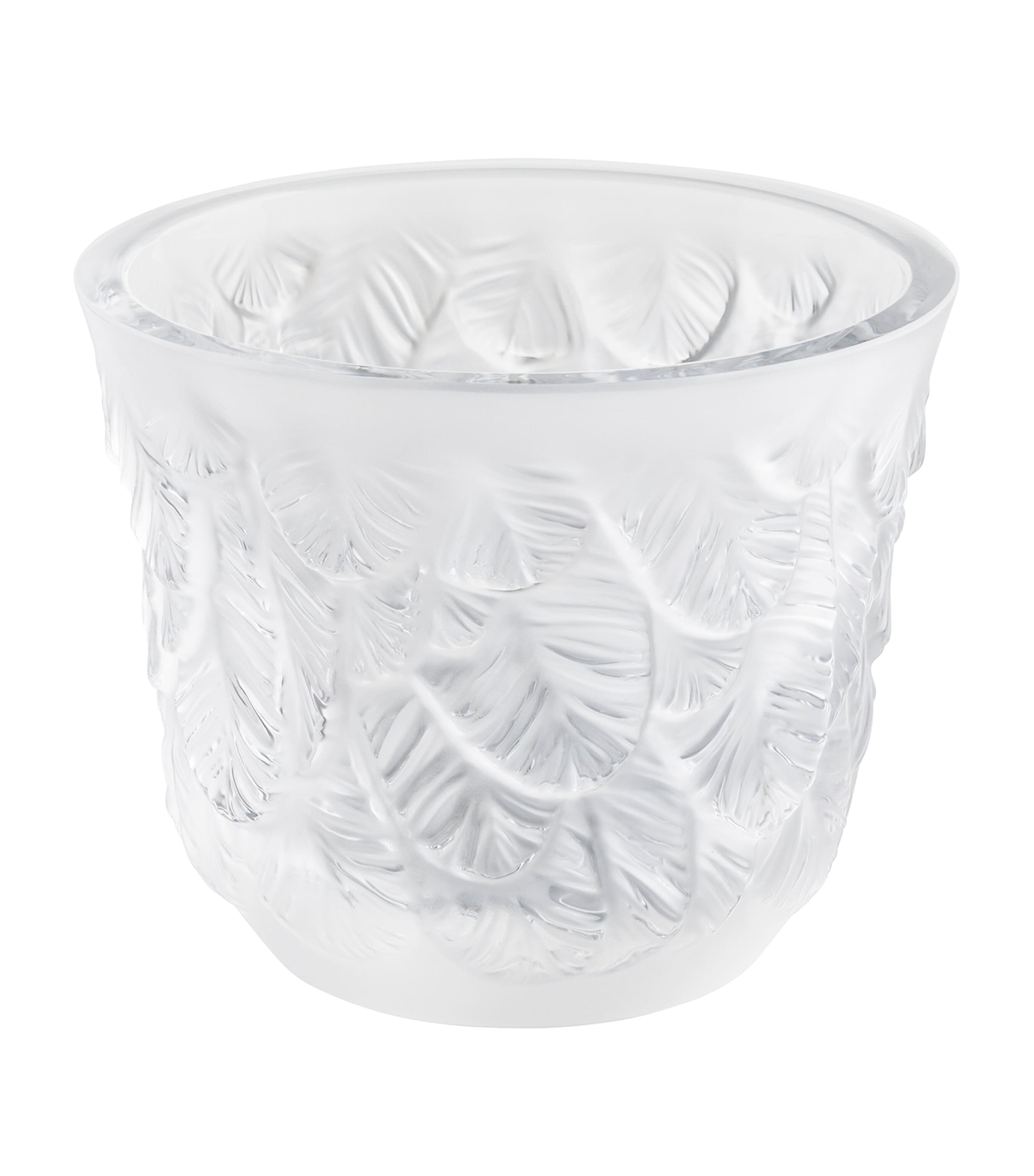 Lalique Crystal Grand-duc Votive In Clear