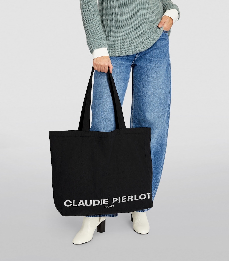 Logo Tote Bag BLACK Image 5
