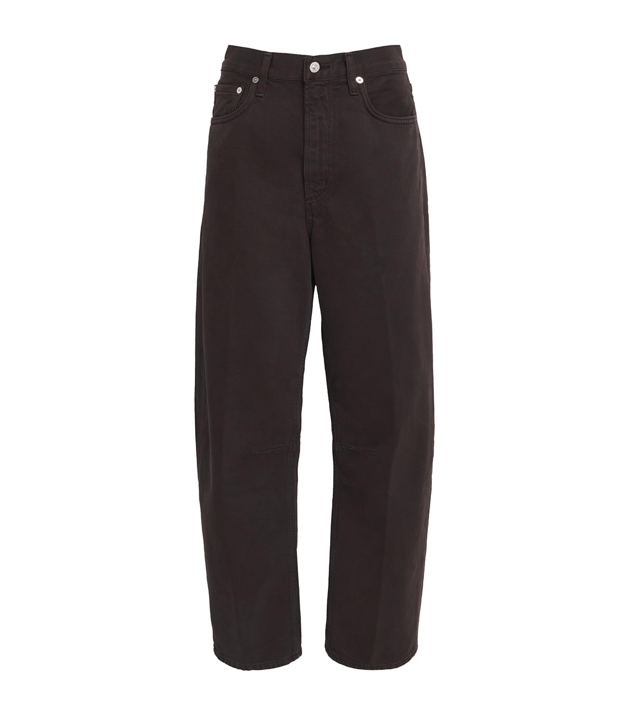 Citizen Of Humanity Miro Mid-rise Relaxed Jeans In Black