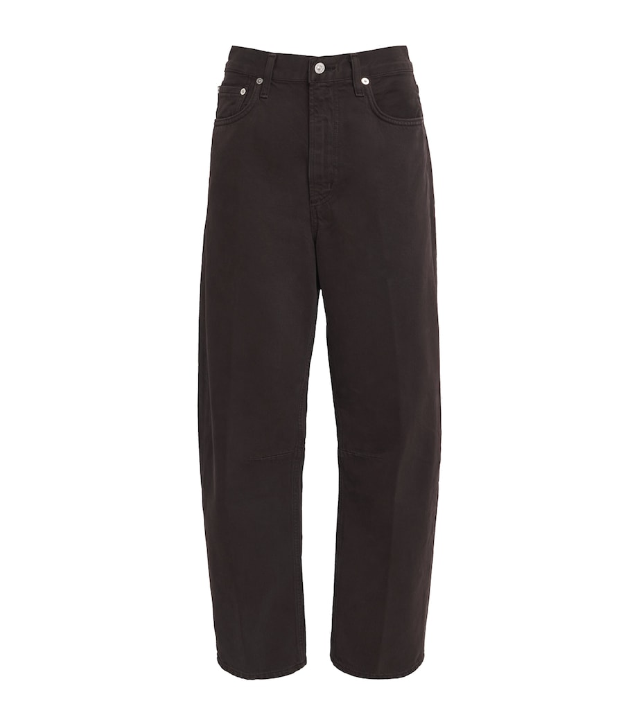 Miro Mid-Rise Relaxed Jeans CAROB (DK BROWN) Image 1