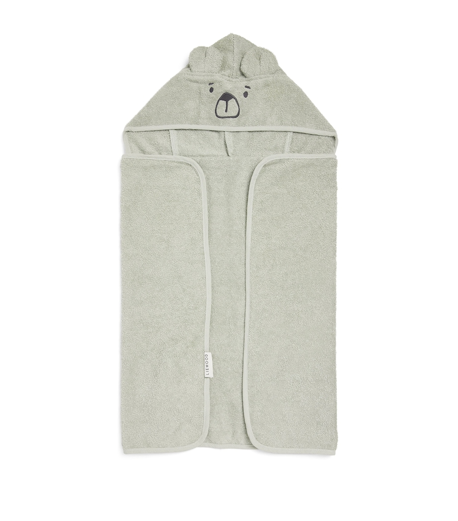 Hooded Bear Towel (50cm x 80cm) 6919DOVE BLUE Image 1