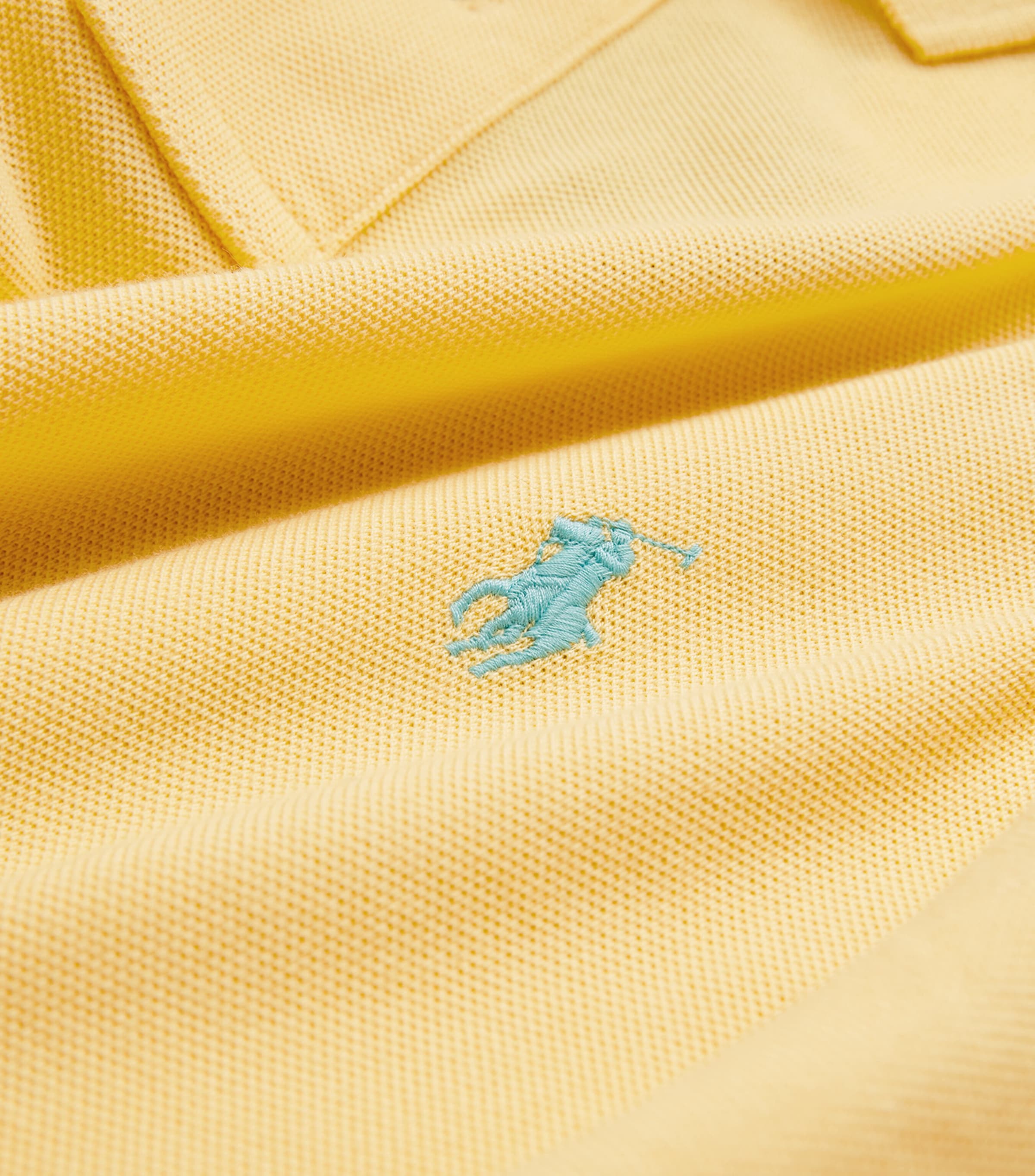 Polo Pony Polo Shirt CORN YELLOW Image 5