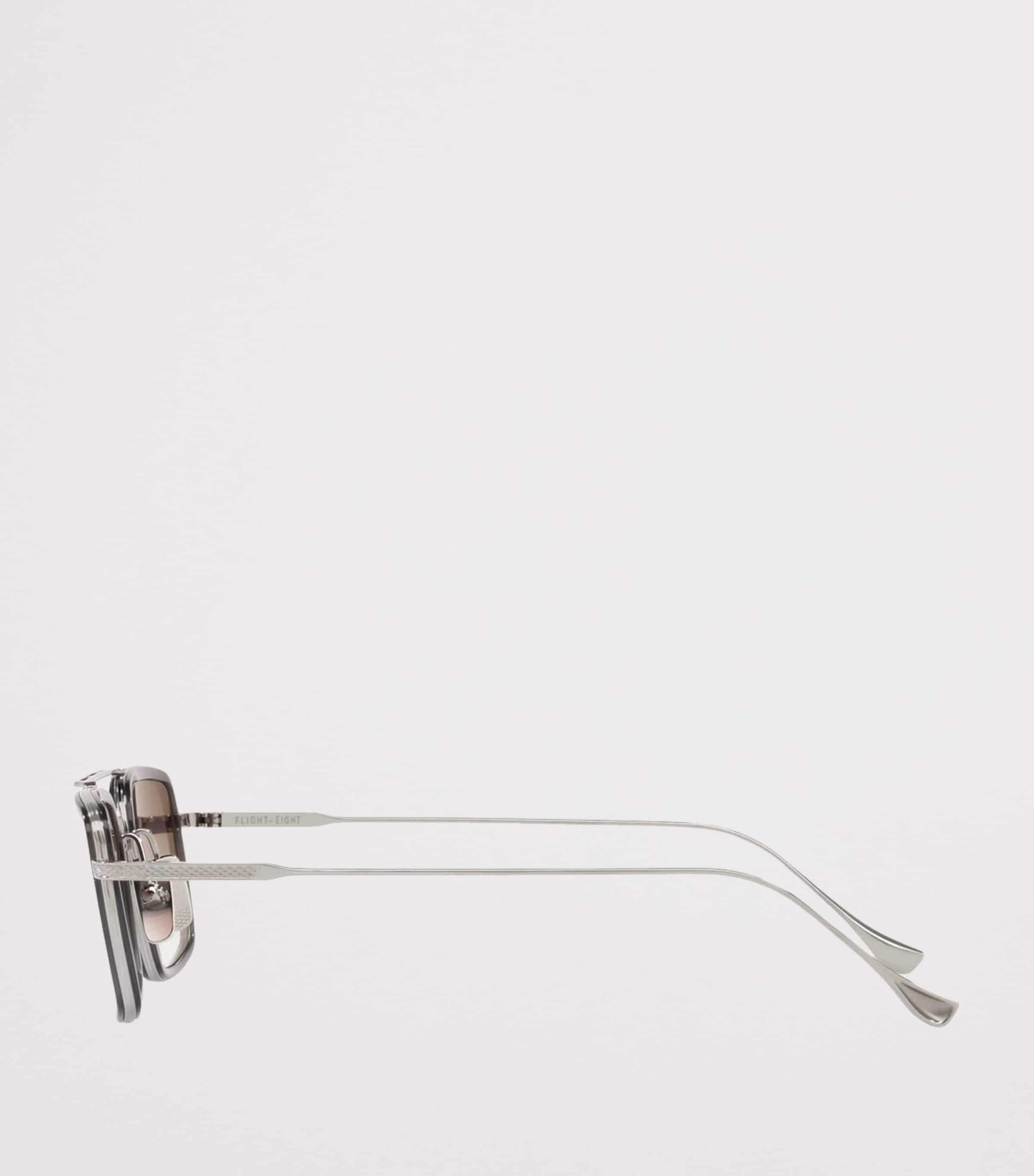 DITA Flight Eight Rectangle Sunglasses Grey Image 3