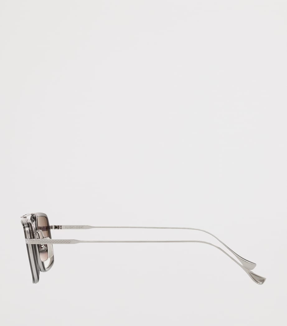DITA Flight Eight Rectangle Sunglasses Grey Image 3