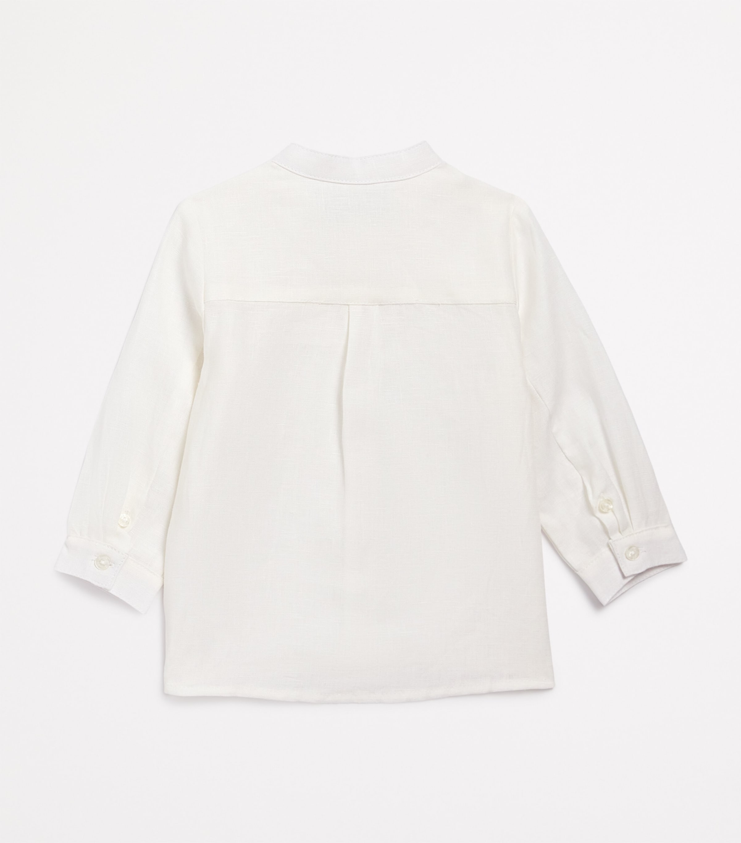 Tartine et Chocolat Linen Shirt (3 Months-4 Years) Blanc Image 2