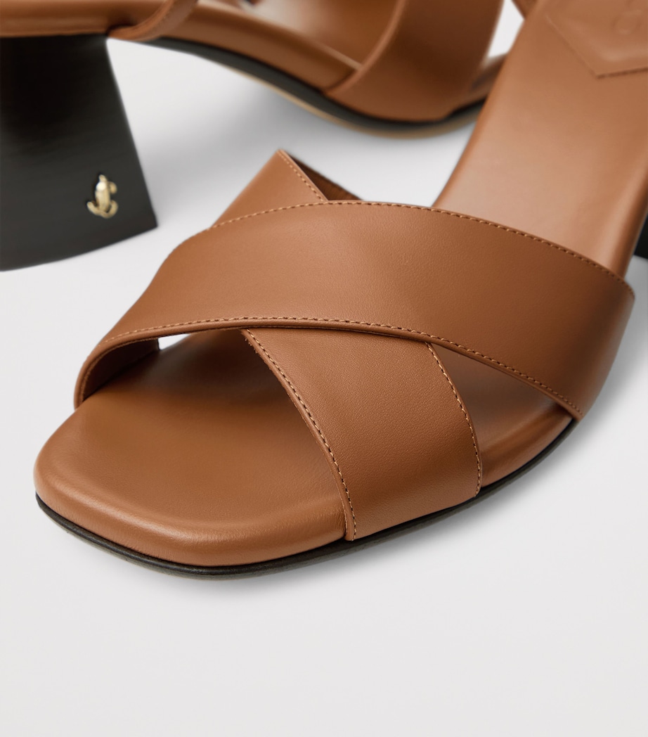 Valla 65 Leather Sandals TAN Image 2
