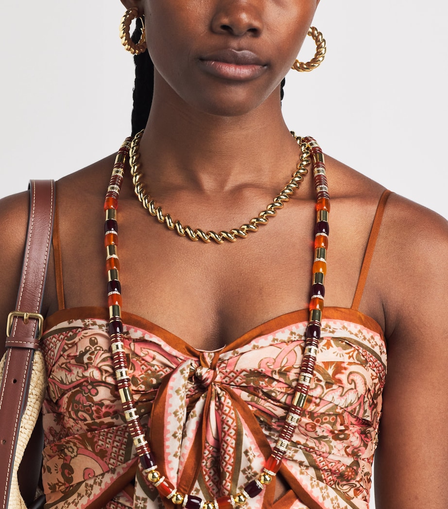 Eddie Borgo Gold-Plated Torsade Hoop Earrings Gold Image 4