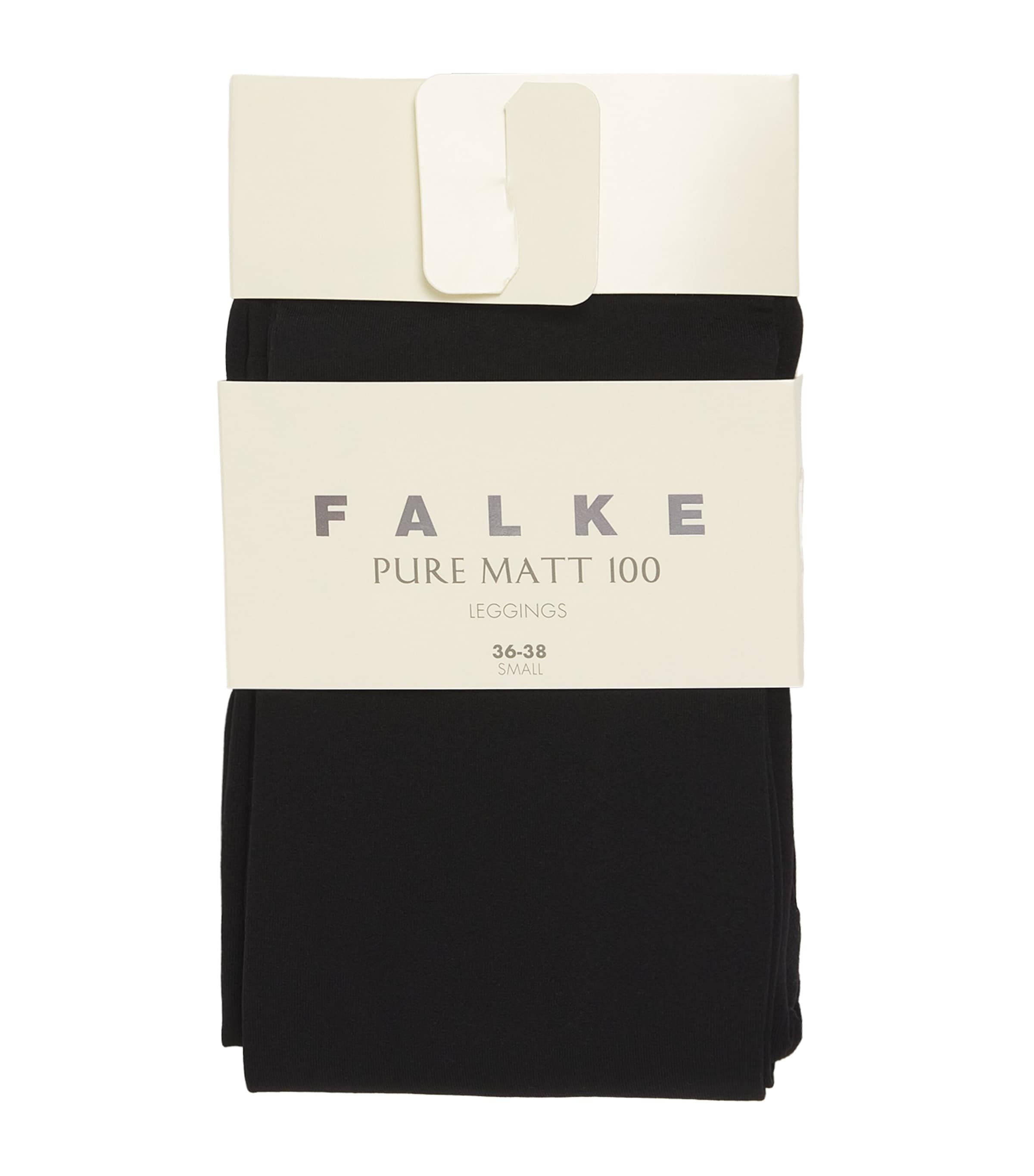 Falke Pure Matte 100 Leggings In Black