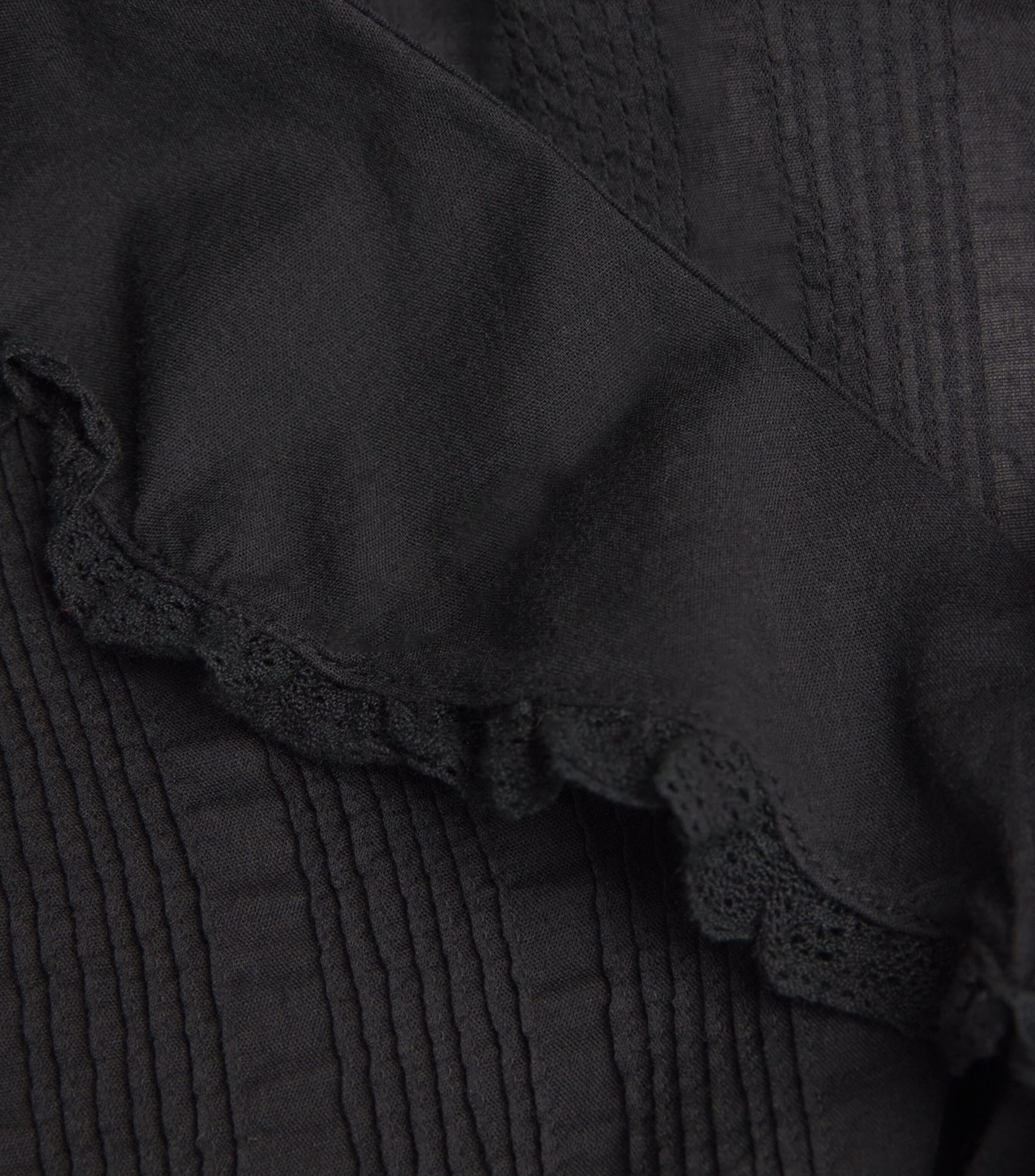 Ruffled Hardy Blouse BLACK Image 5