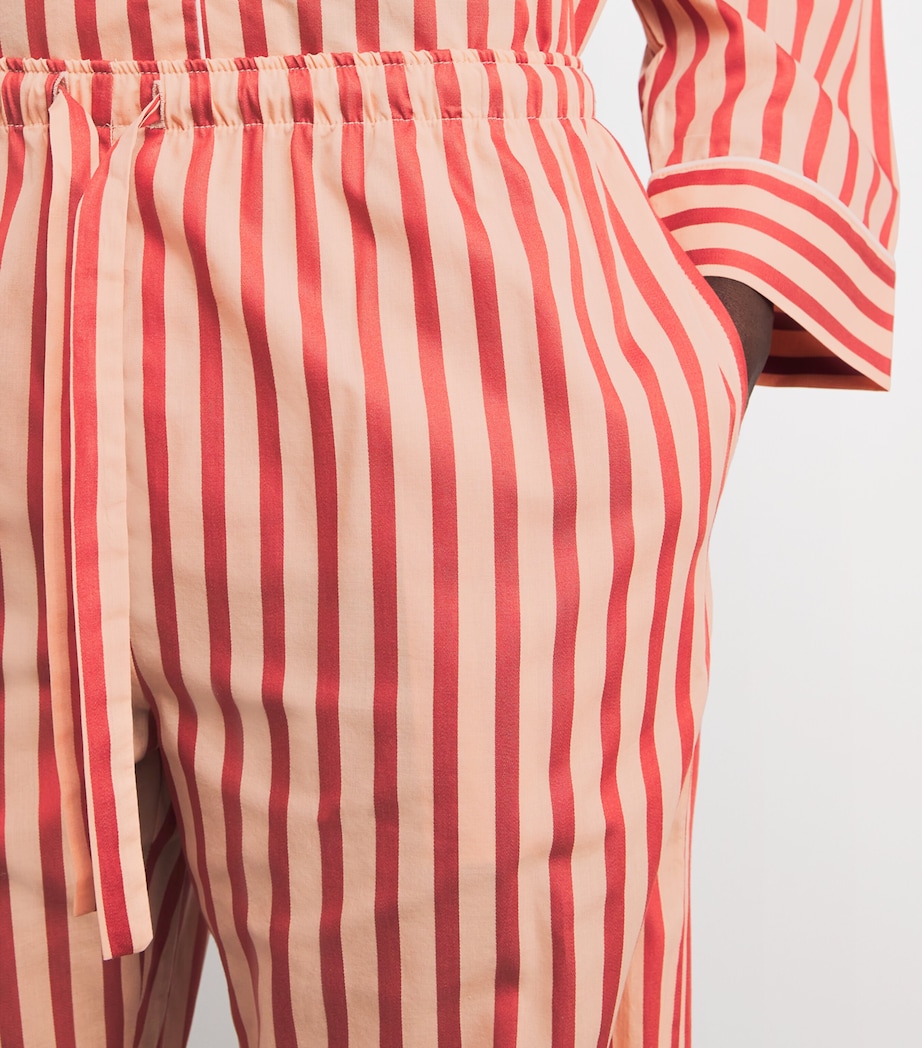 Cotton Capri Pyjama Set RED/RED Image 6