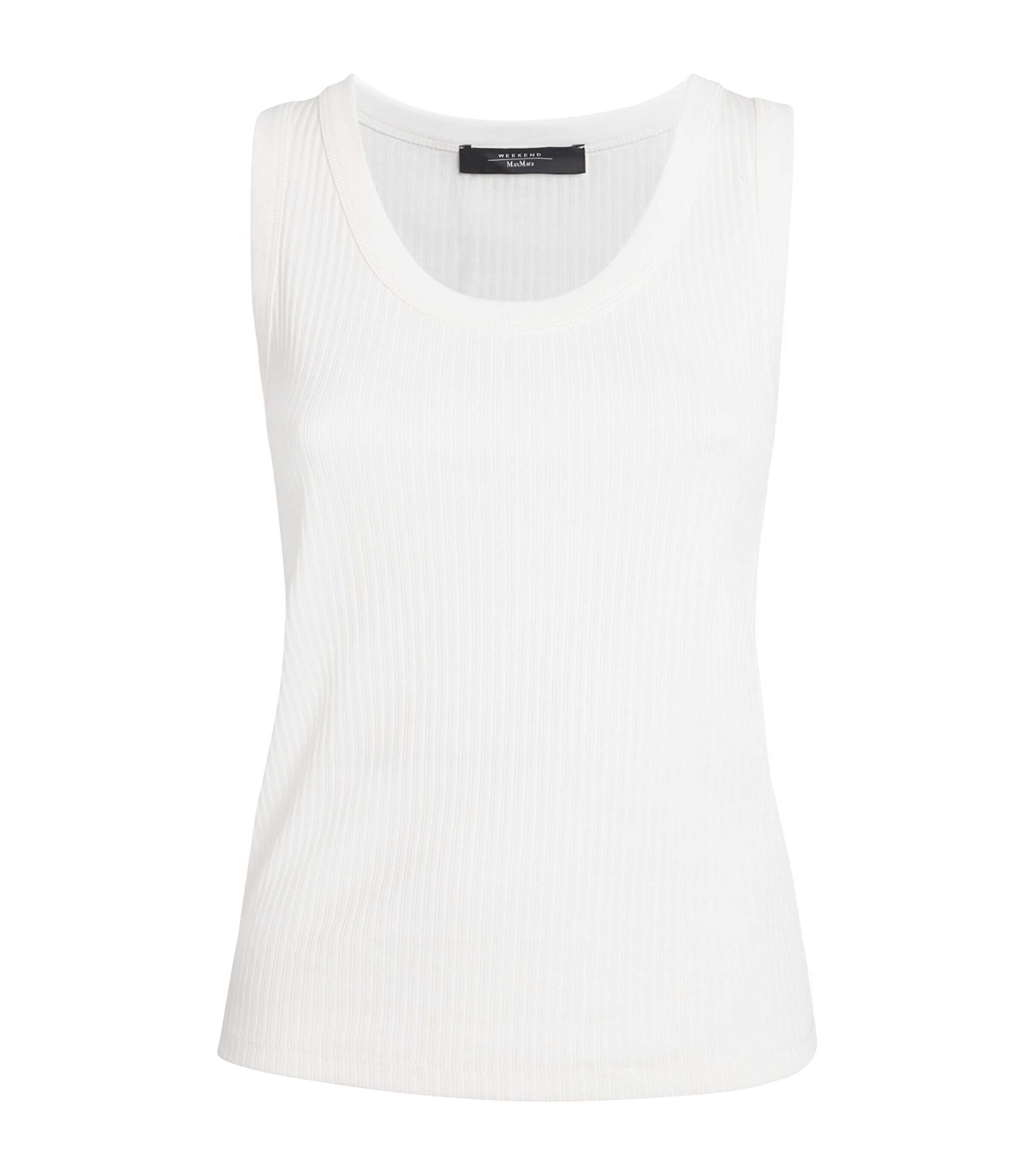 Organic Cotton Tank Top WHITE Image 1