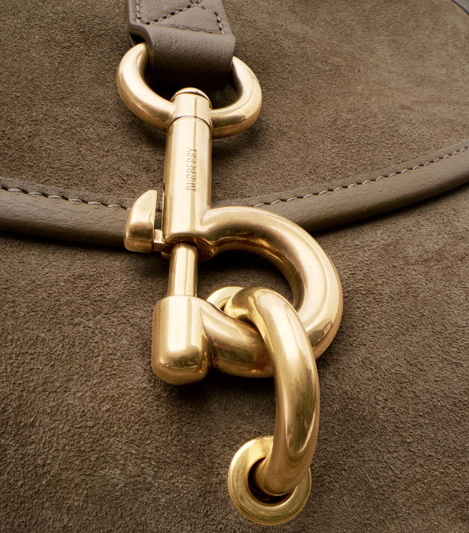 Small Suede B Clip Messenger Bag SWEEP Image 6