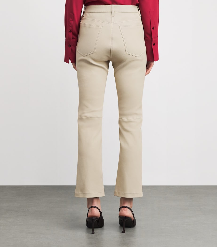 Leather Duke Trousers POWDER Image 4