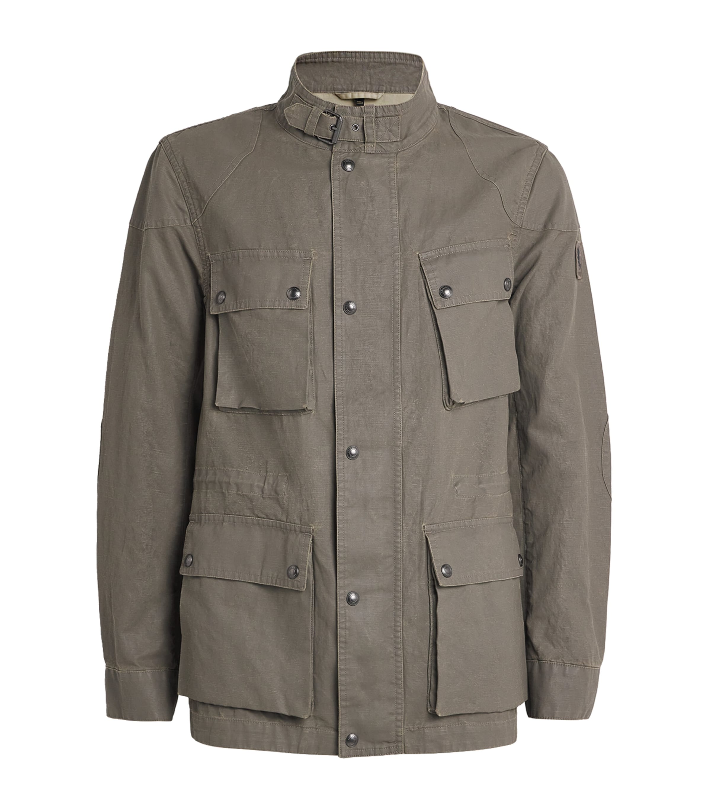 Belstaff Waxed Cotton Fieldmaster Jacket In Brown