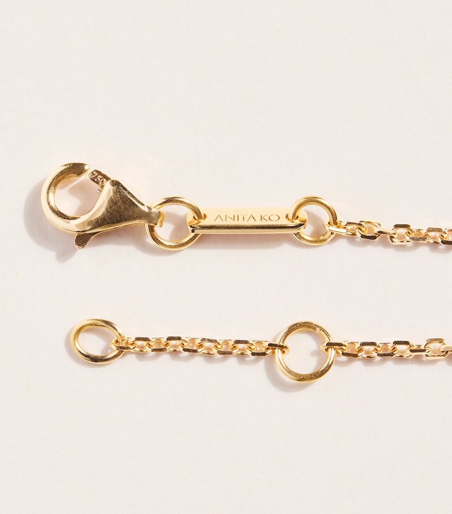 Anita Ko Rose Gold and Diamond Chain Bracelet Rose Gold Image 4