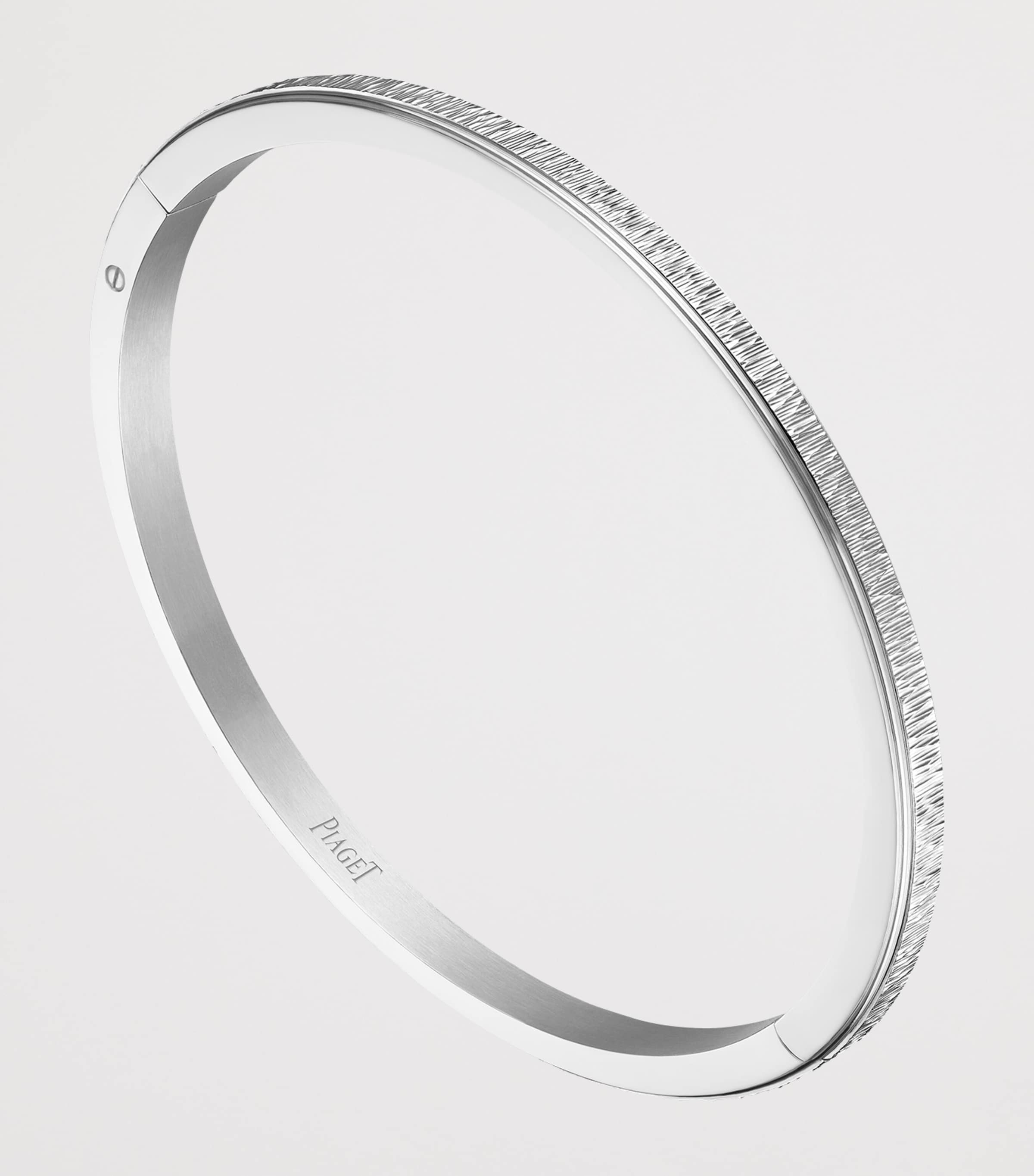 White Gold Possession Décor Palace Bangle WHITE GOLD Image 4