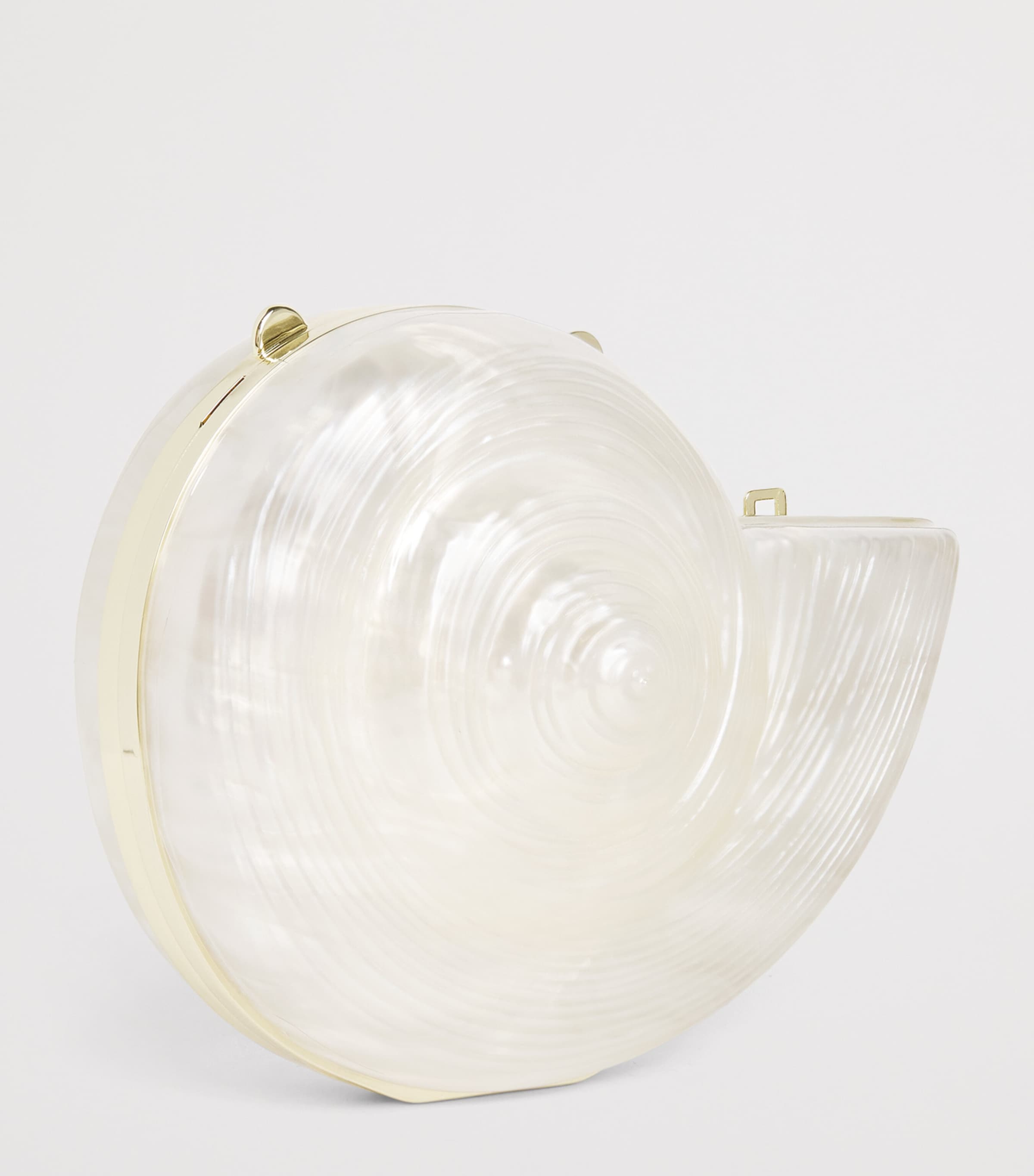 Simkhai Shell Marion Clutch Bag Pearl Image 3