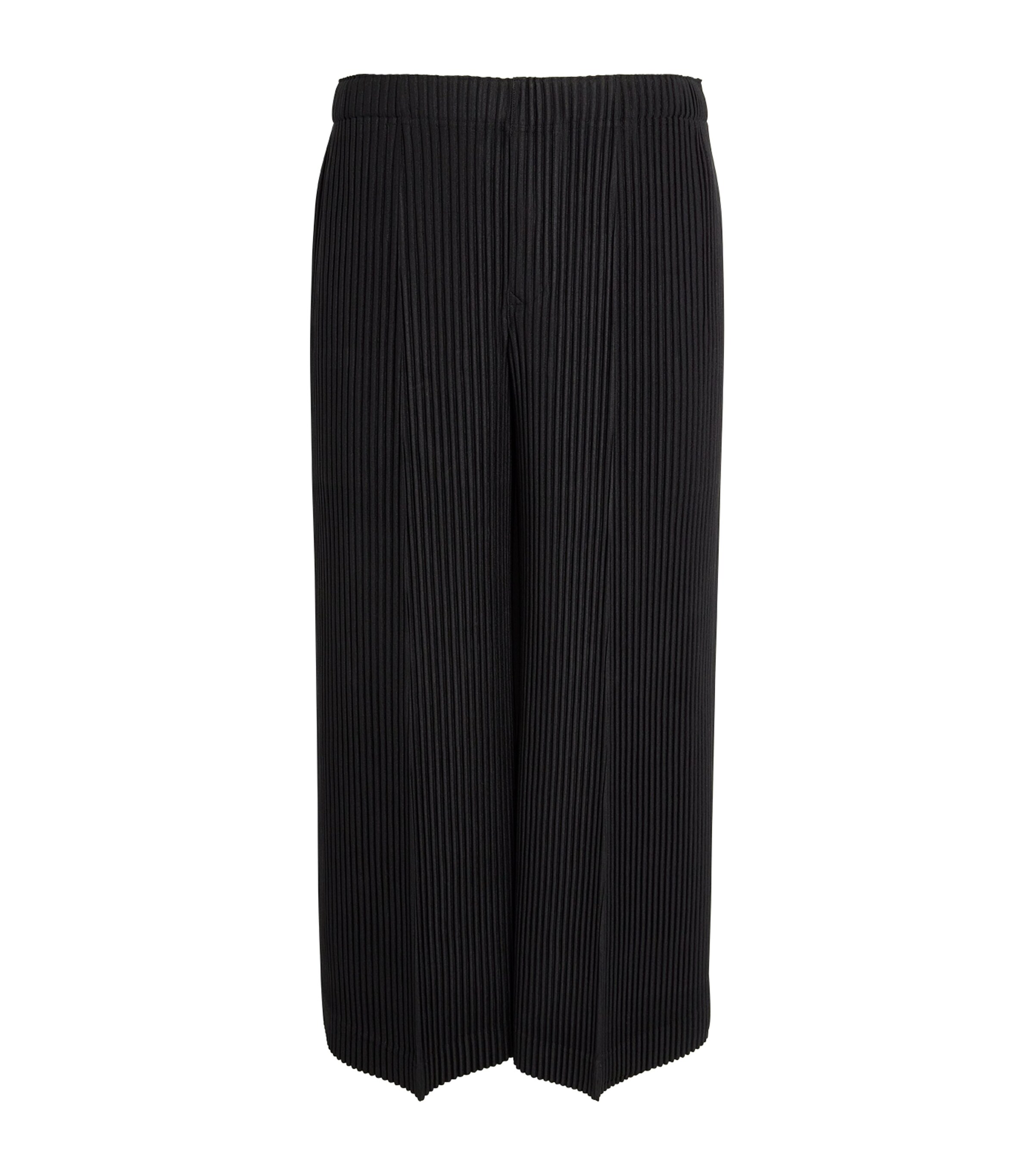 ISSEY MIYAKE PLEATED WIDE LEG TROUSERS 