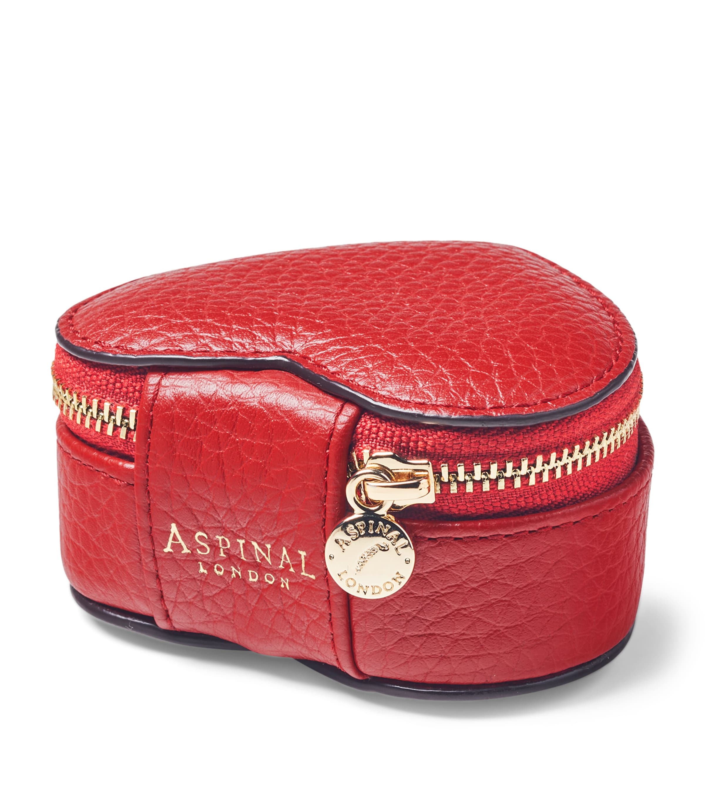 Leather Heart Watch and Ring Box CARDINALRED Image 3