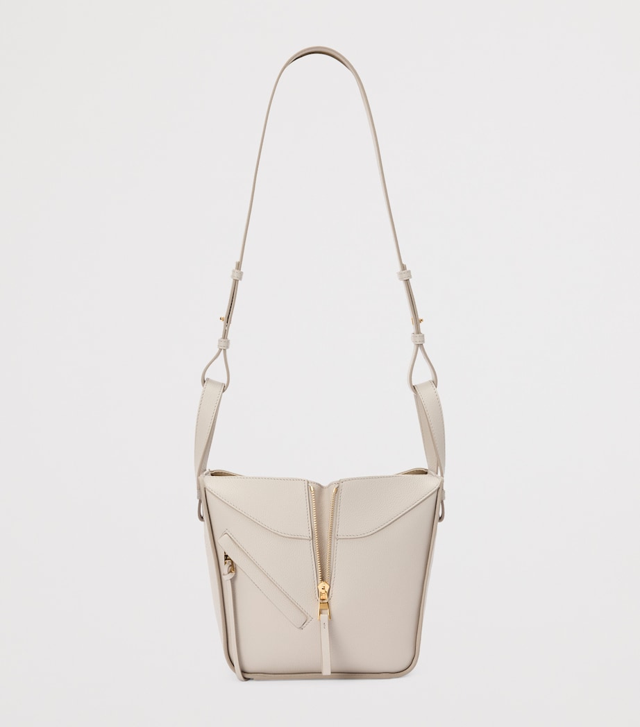 Leather Hammock Top-Handle Bag LIGHT GHOST Image 5