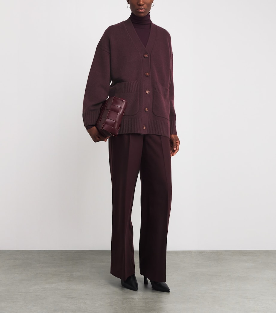 Cashmere Luxe Cardigan MARASCHINO Image 2