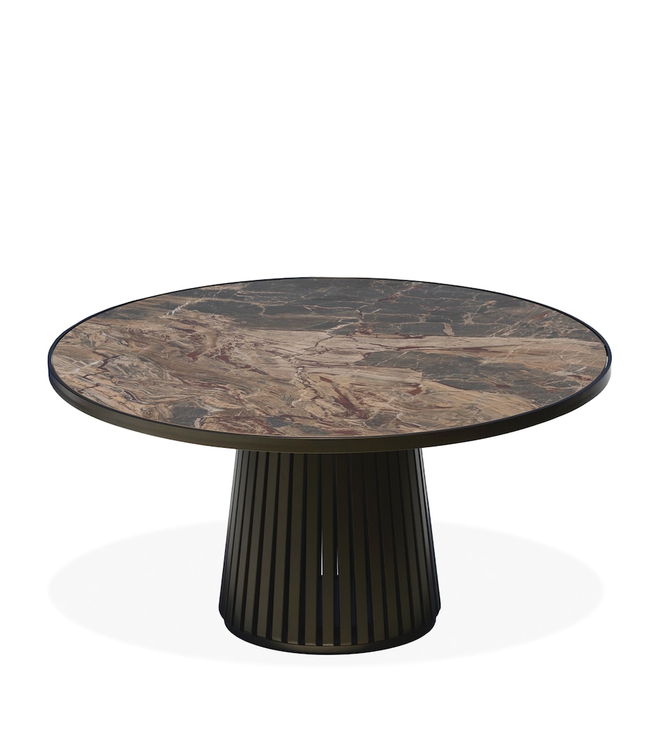 Indian Ocean Round Sierra 6-Seater Outdoor Table Bronze