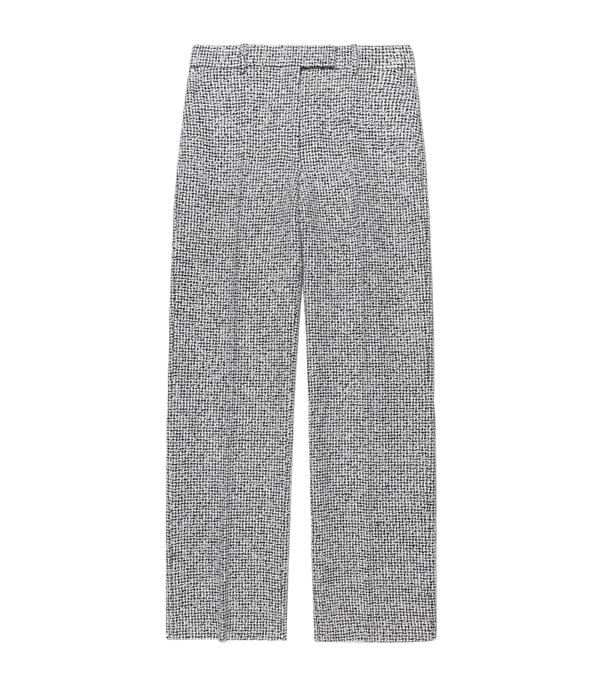 TOM FORD Womens Tweed Sequinned Chevron Trousers Yne Image 1