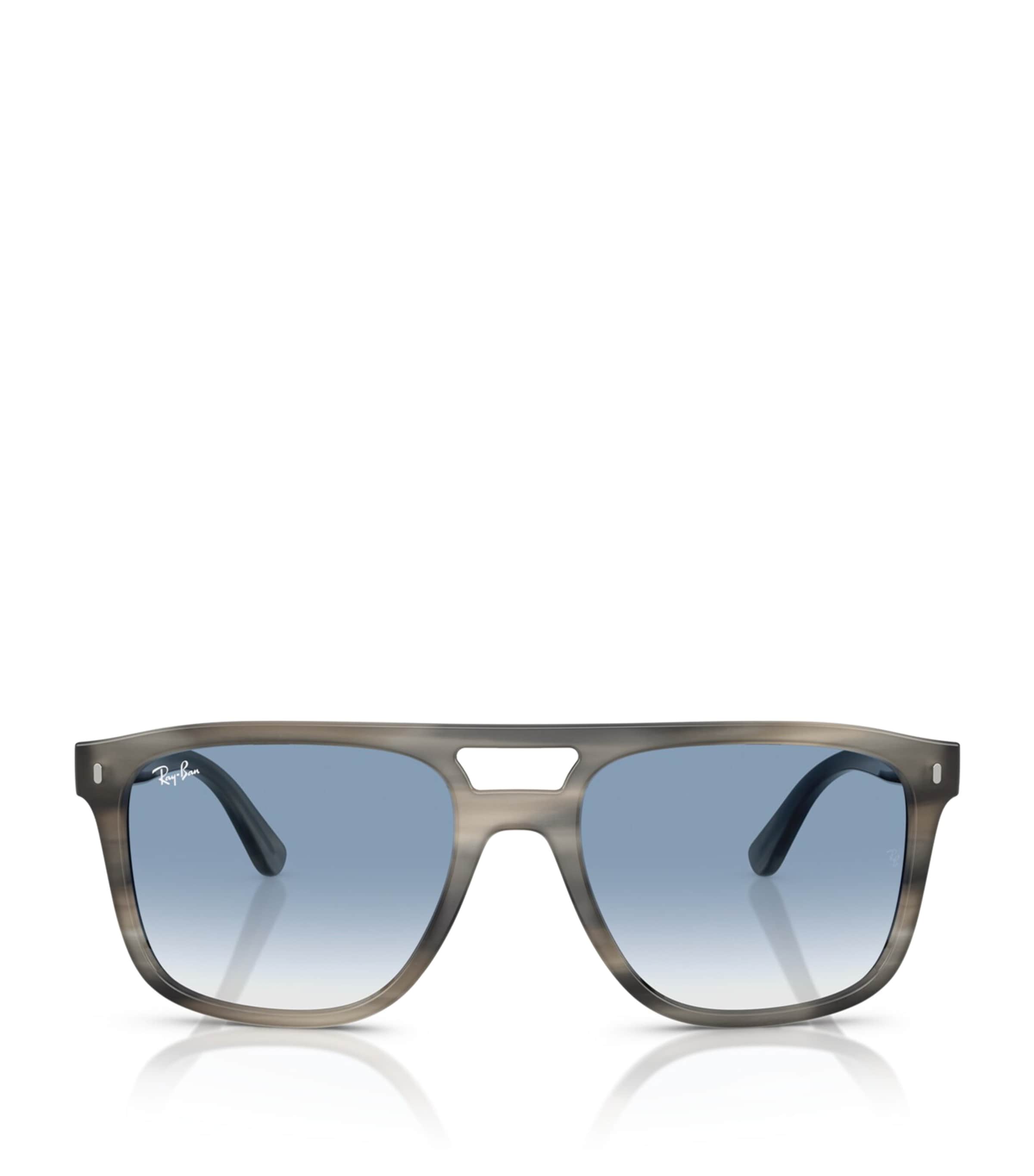 Ray Ban Rb2213 Sonnenbrillen Havana Grau Fassung Blau Glas 58-20 In Brown