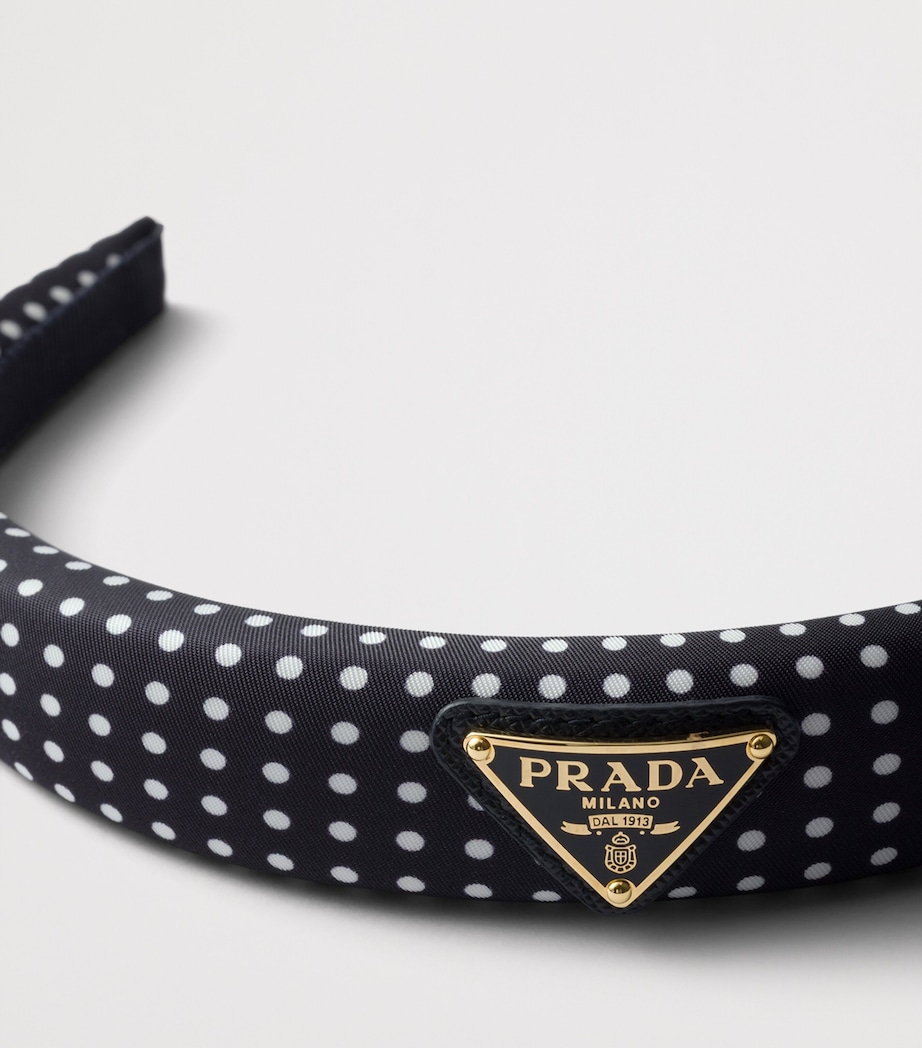 Re-Nylon Polka-Dot Headband F0008 Image 2