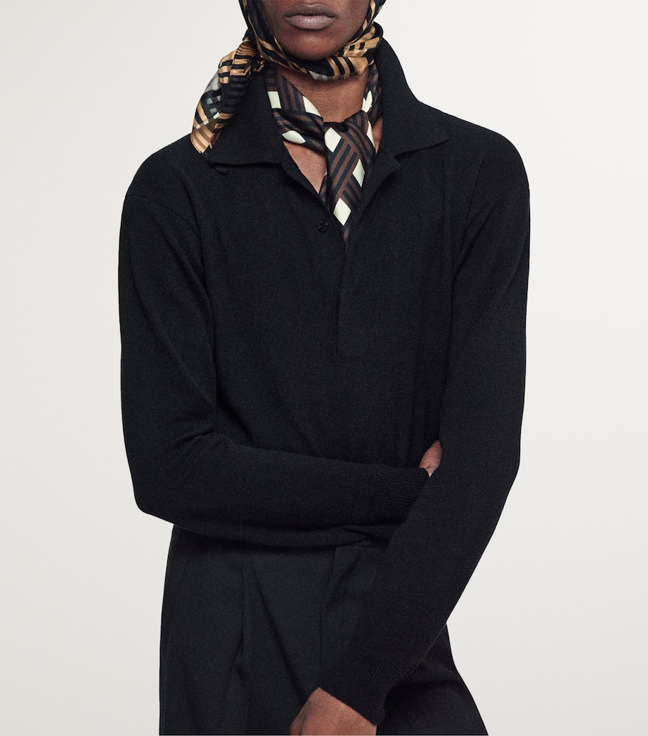 Wool Polo Sweater 1000 Image 3