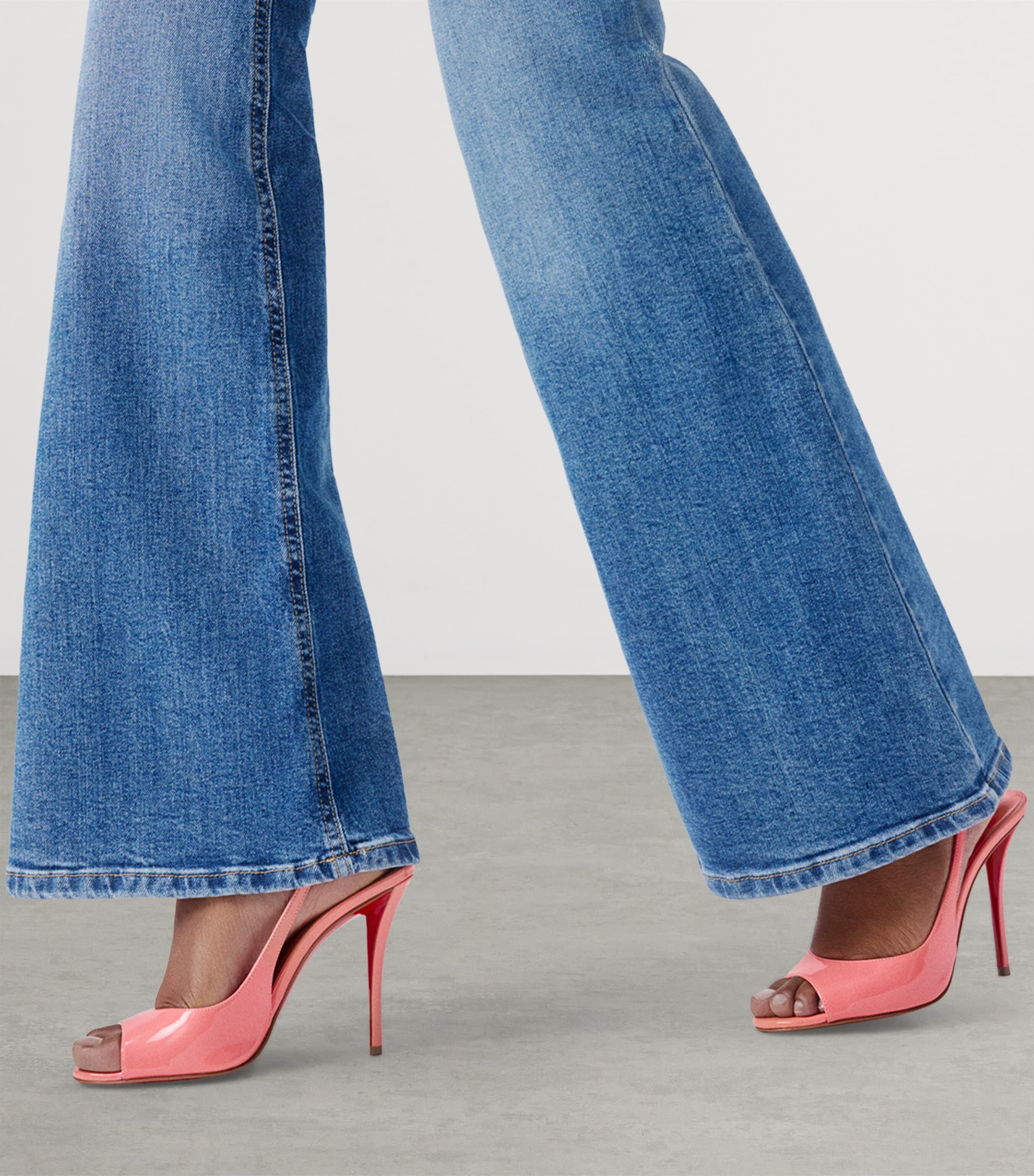 Christian Louboutin Sofia Z Patent Leather Slingback Sandals 100 Image 2