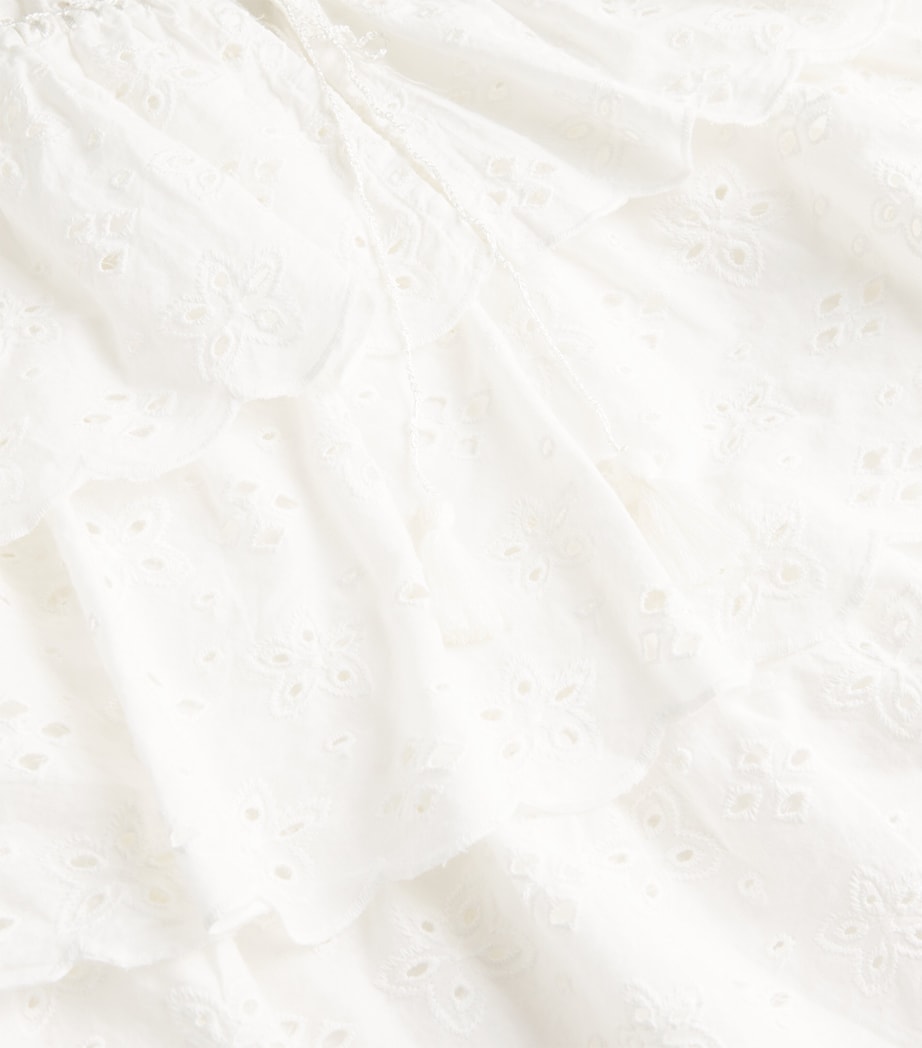 Cotton Broderie Caserta Top IVORY Image 5