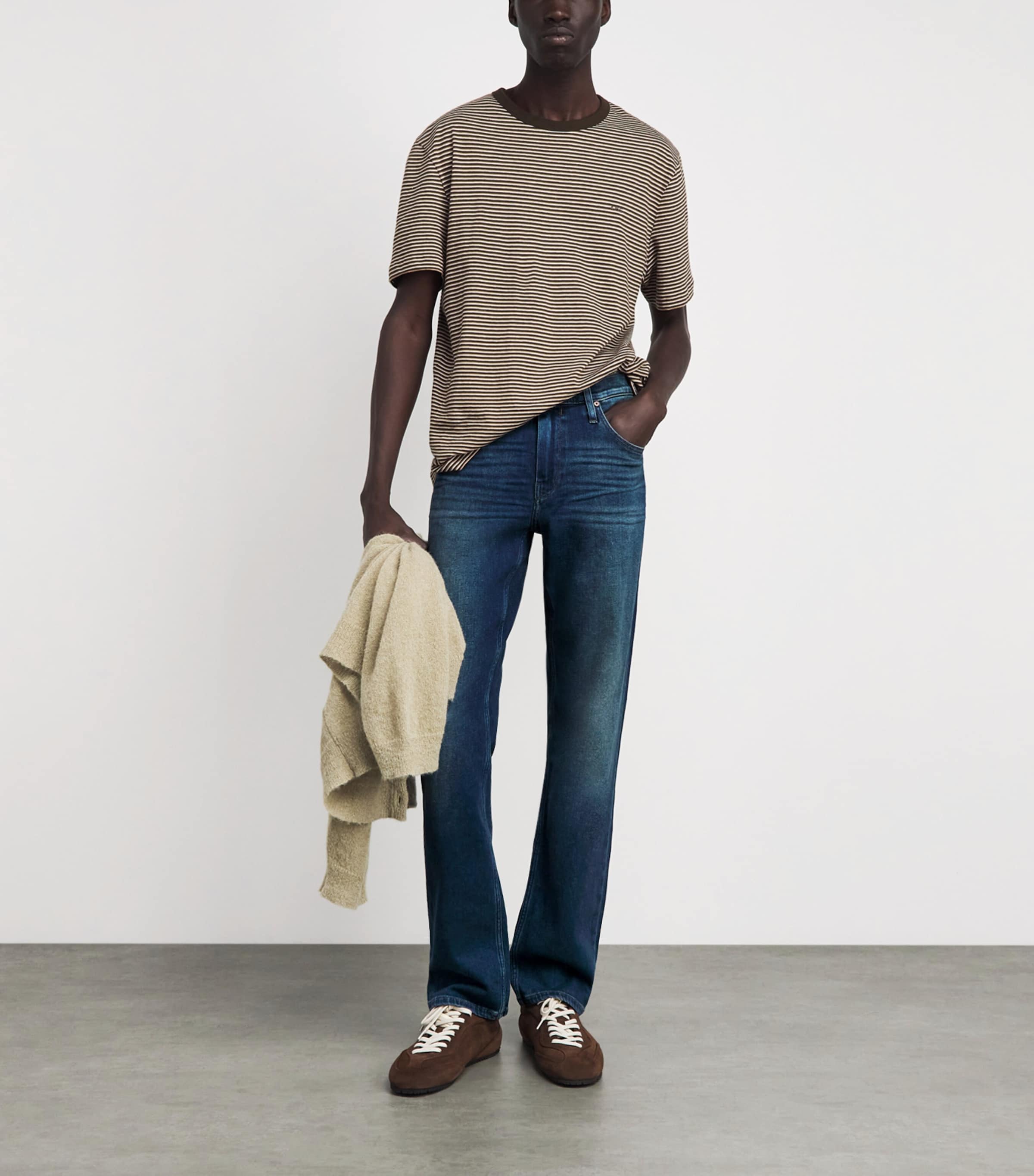 PAIGE Mens Normandie Straight Jeans Kirkwin Image 2