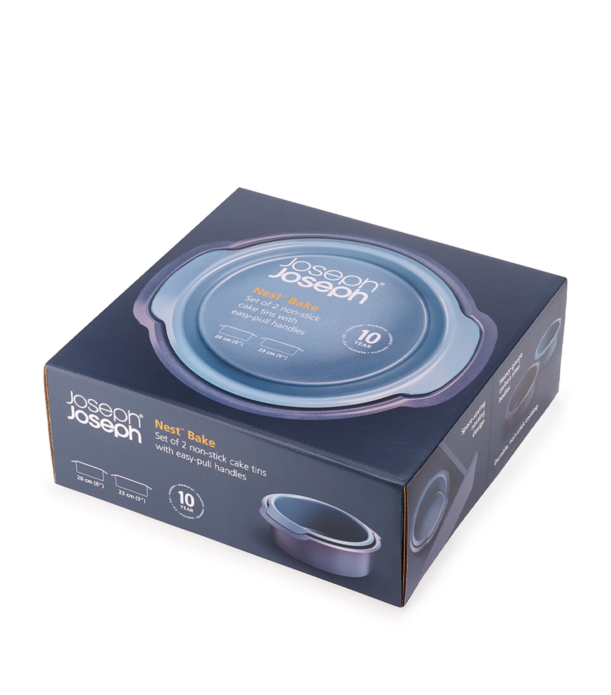 Set of 2 Non-Stick Nest Round Cake Tins BLUE Image 8