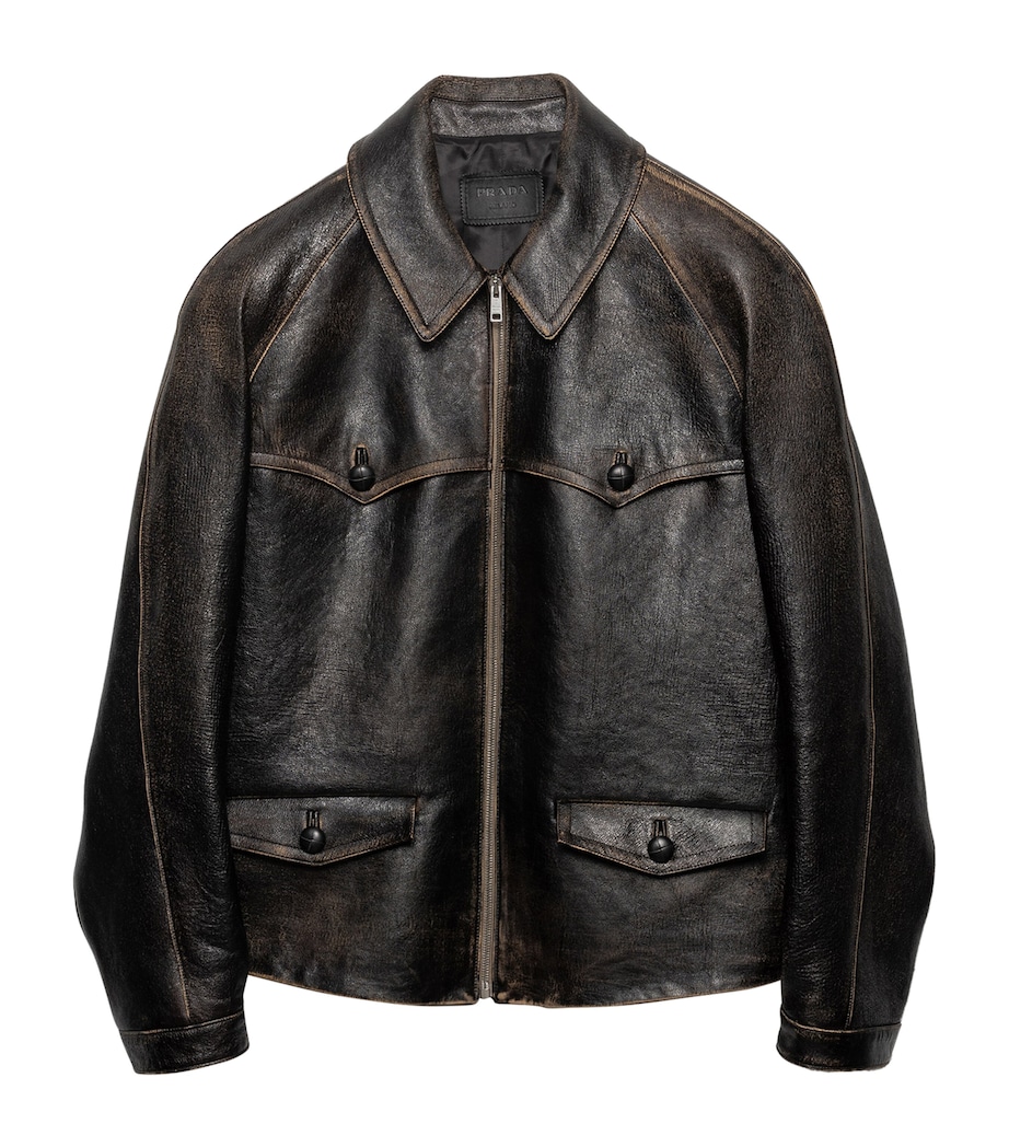 Goatskin Collared Jacket F0002 Image 1