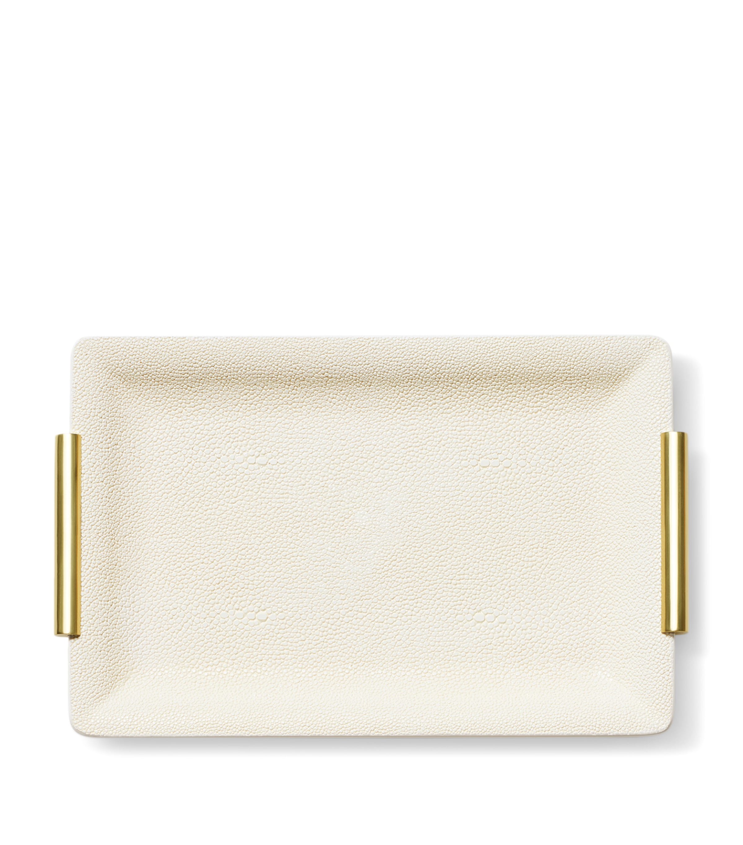 Aerin Small Shagreen Vanity Tray In Neutral
