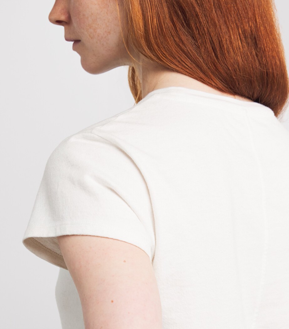 Tori Cotton T-Shirt WHITE Image 5