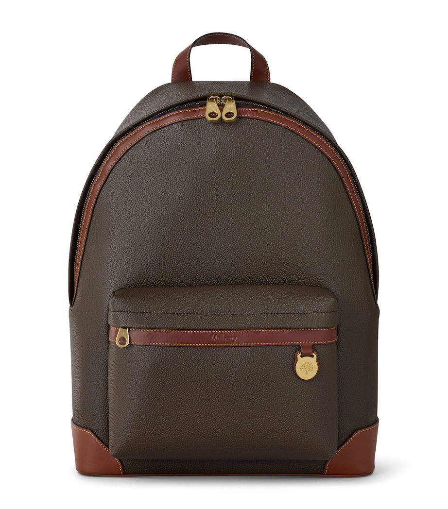 Faux Leather Heritage Backpack MOLE-COGNAC Image 1