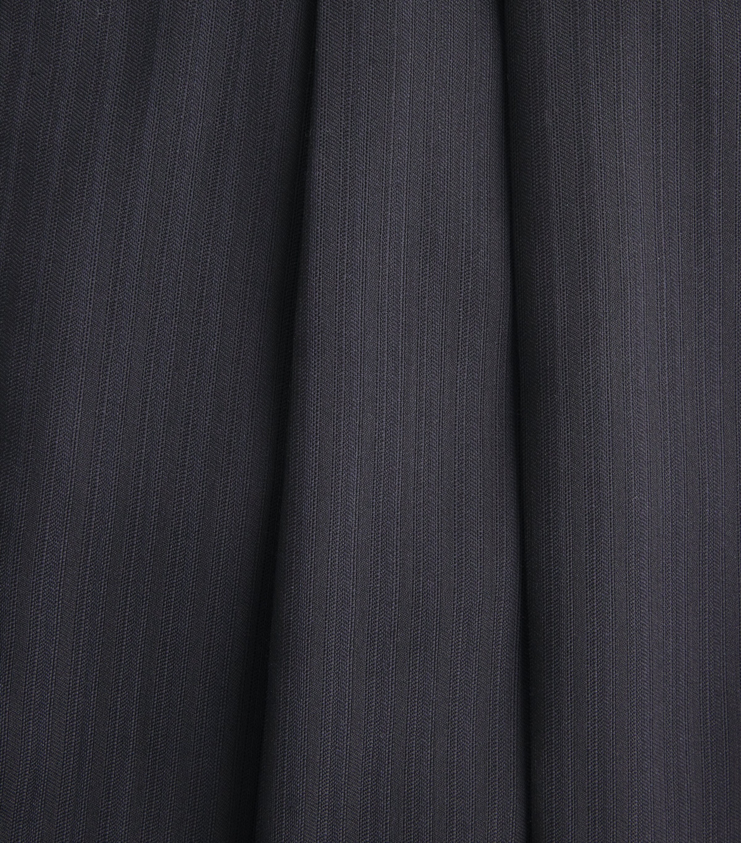 Sandro Paris Womens Wool Stripe Pleated Trousers Navy Blue Image 6