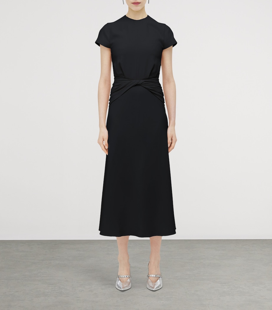 Knot-Waist Midi Dress 1000 Image 2