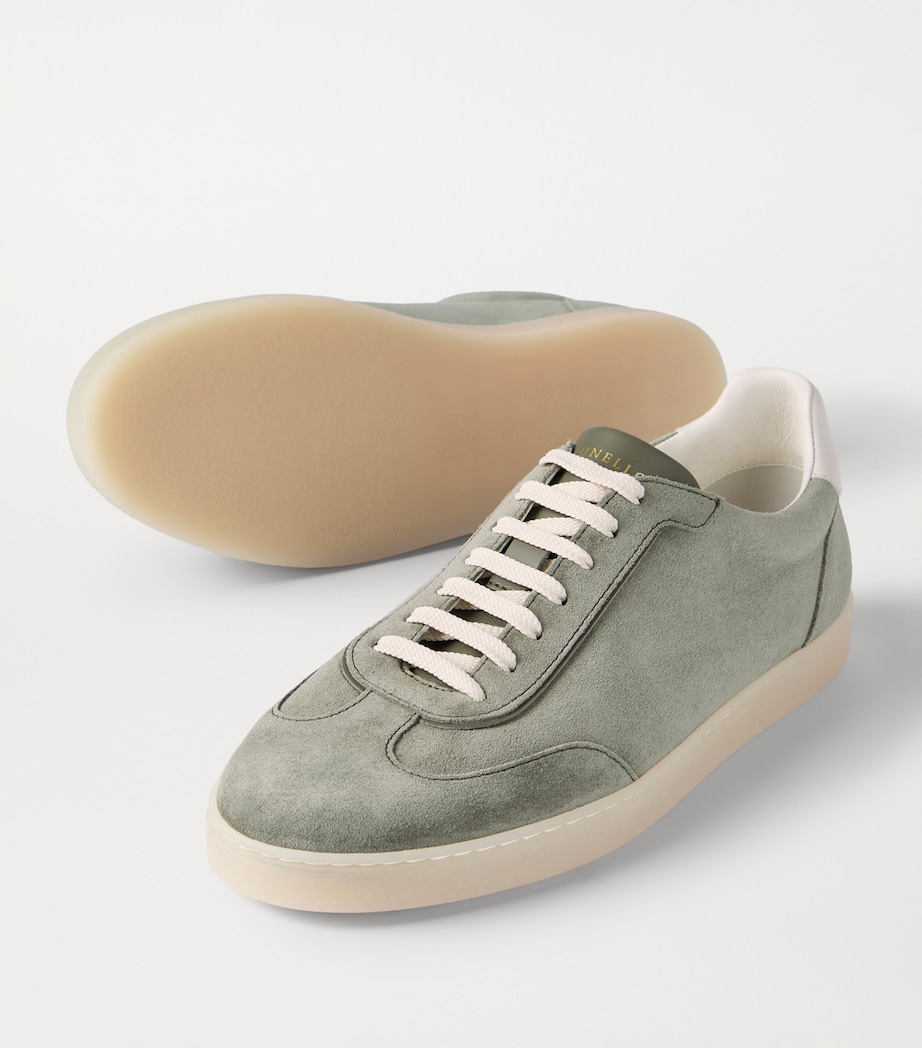 Brunello Cucinelli Suede Low-Top Sneakers Image 6