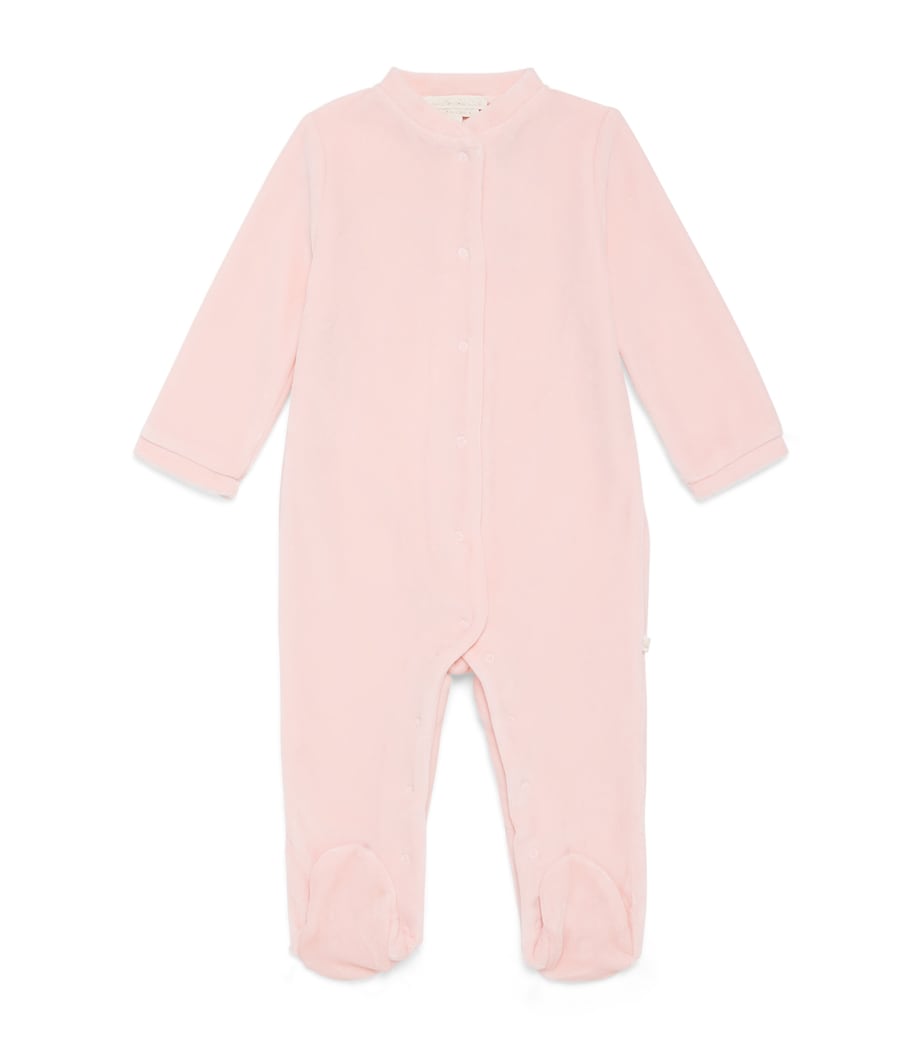 Velour Angel Wing All-In-One (0-18 Months) MC PINK/GOLD Image 1