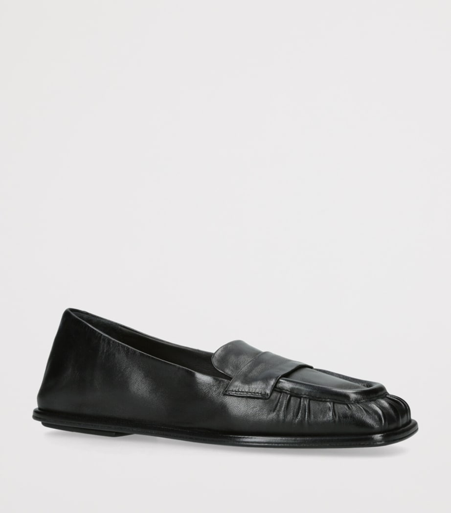 Officine Creative Leather Clover Loafers Black Image 2