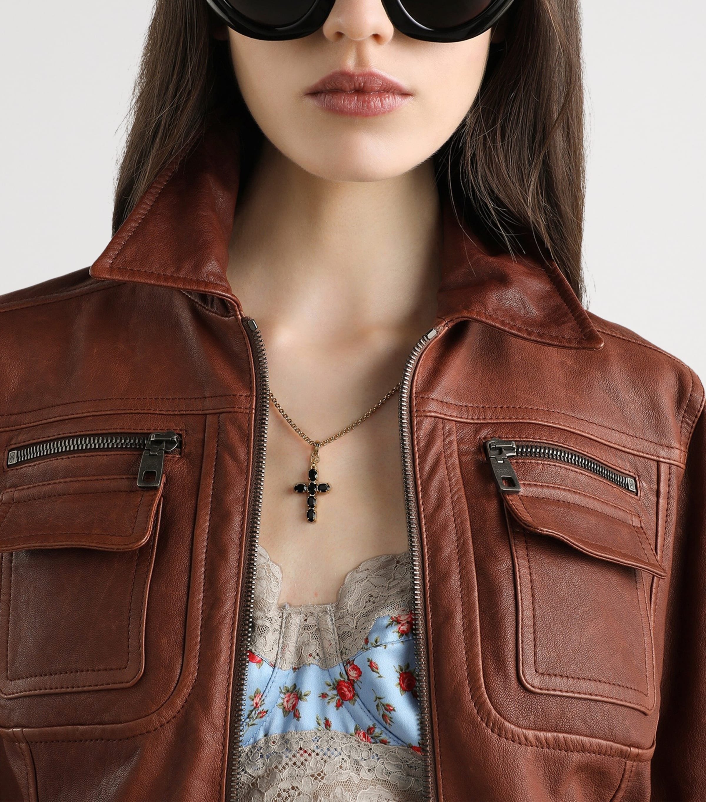 Dolce&Gabbana Womens Leather Jacket Maro Image 5