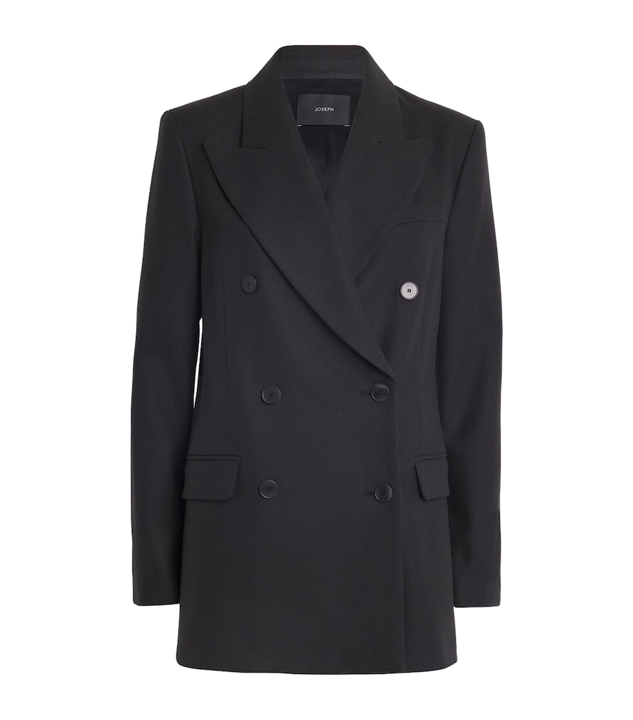 Virgin Wool Flannel Valery Blazer DARK SMOKE Image 1