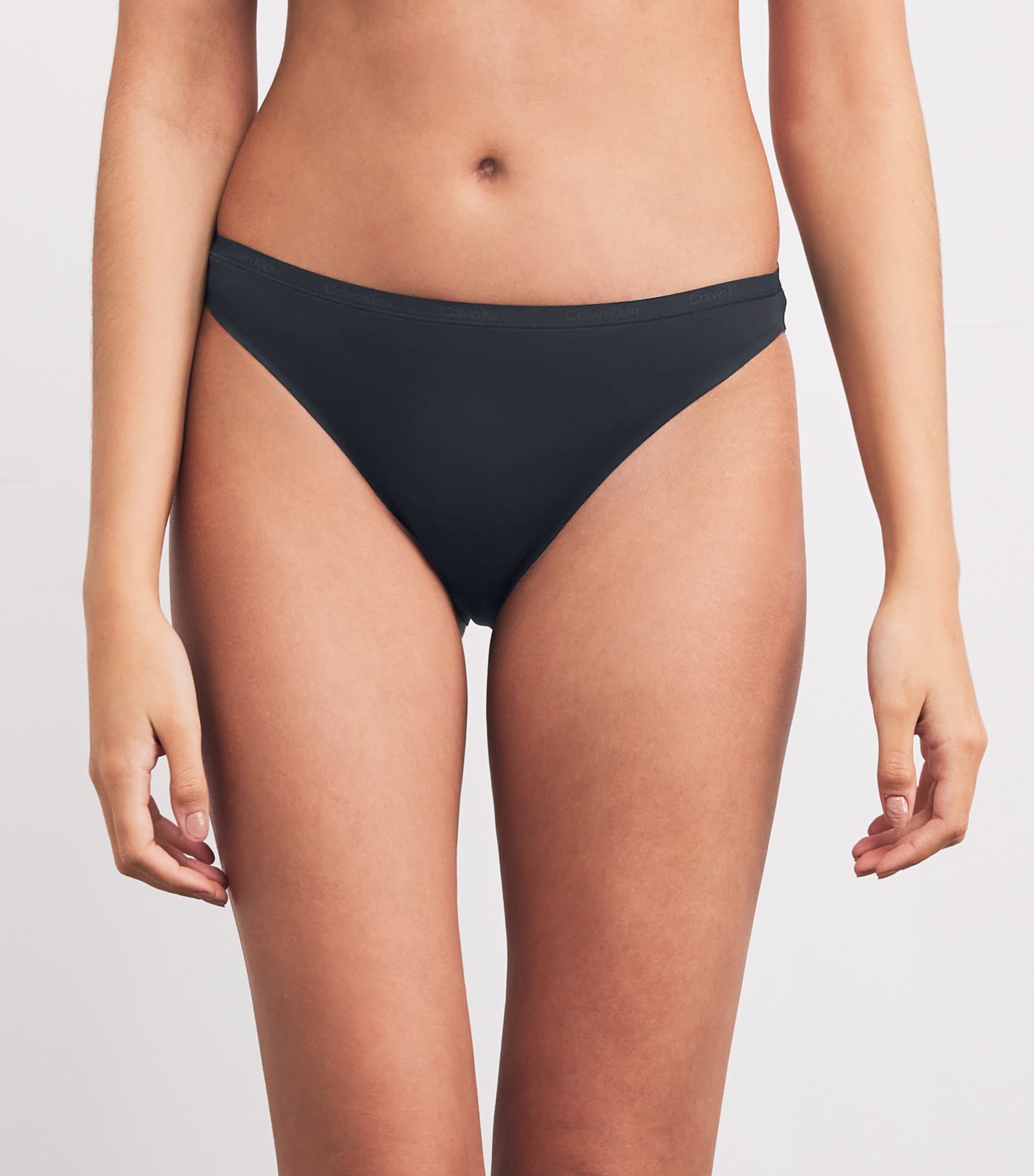 Calvin Klein Womens Perfect Fit Bikini Briefs Black Image 2
