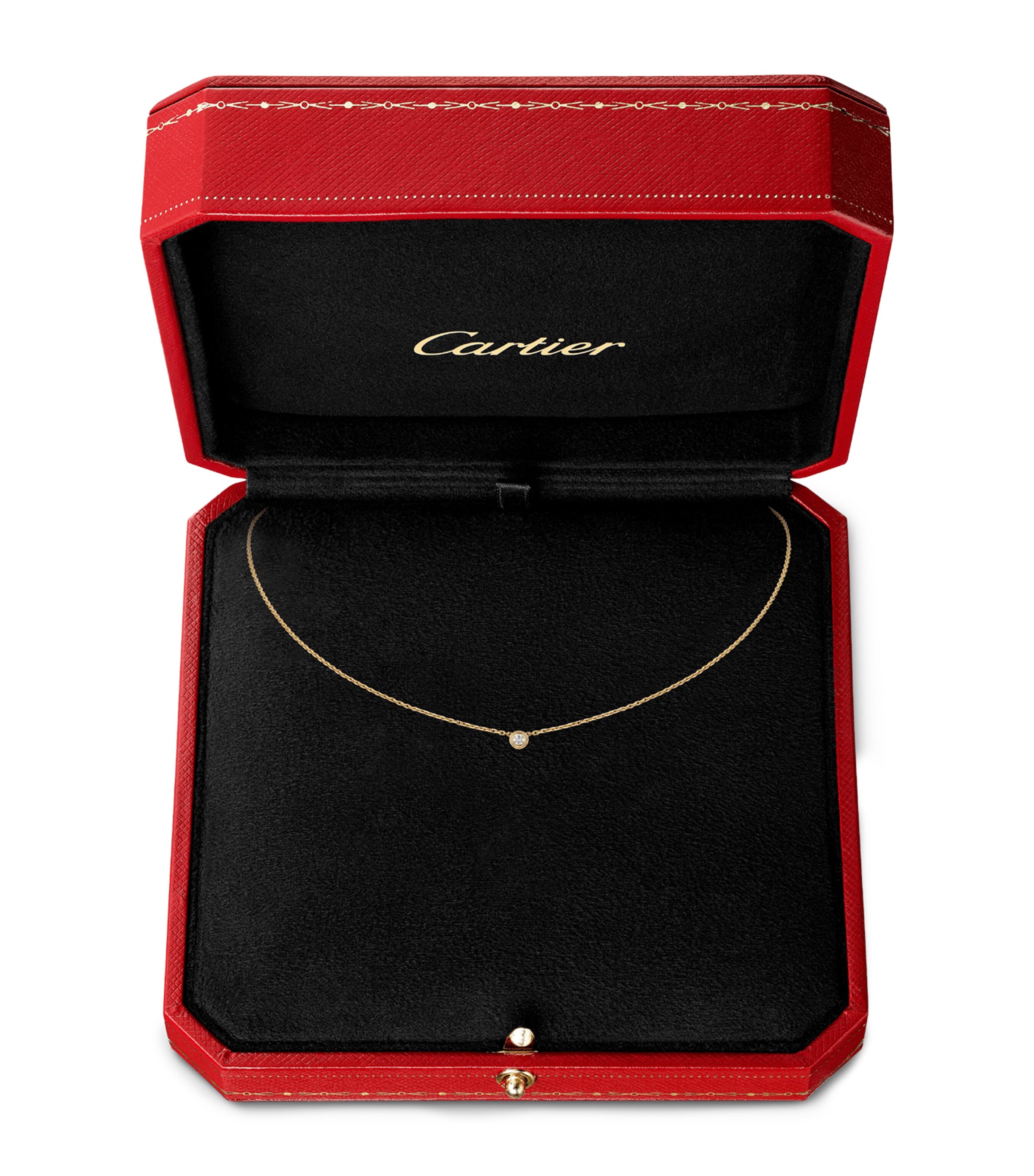 Extra-Small Yellow Gold and Diamond Cartier d'Amour Necklace YELLOW GOLD Image 4