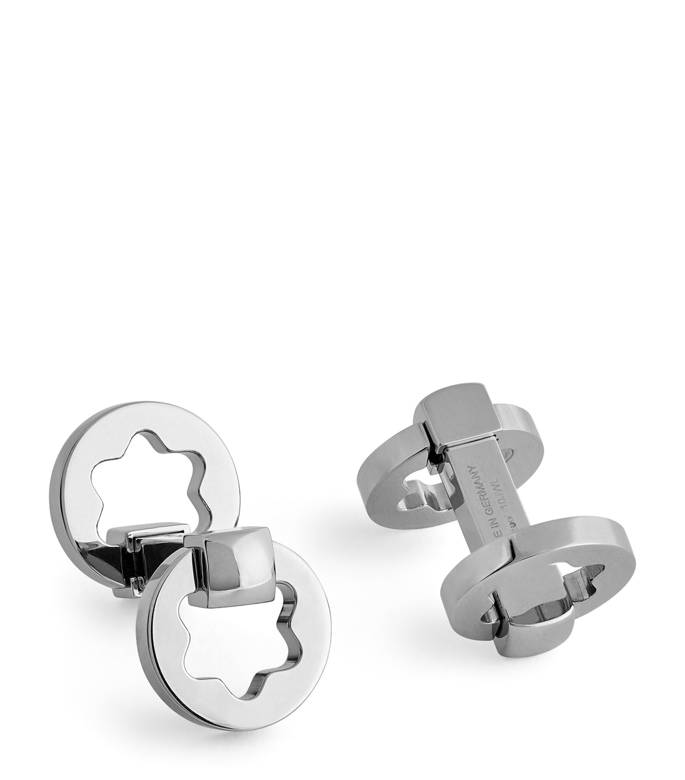 Montblanc Stainless Steel Heritage Cufflinks Silver Image 4