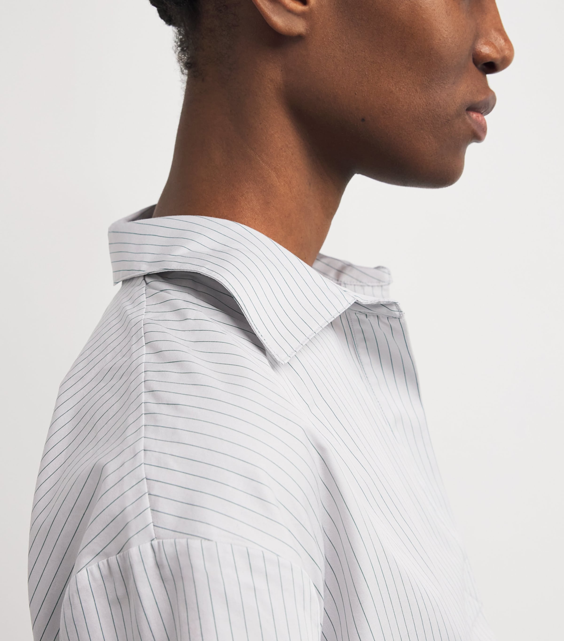 Stripe Yoshi Polo Shirt DOVE/FOREST STRIPE Image 6