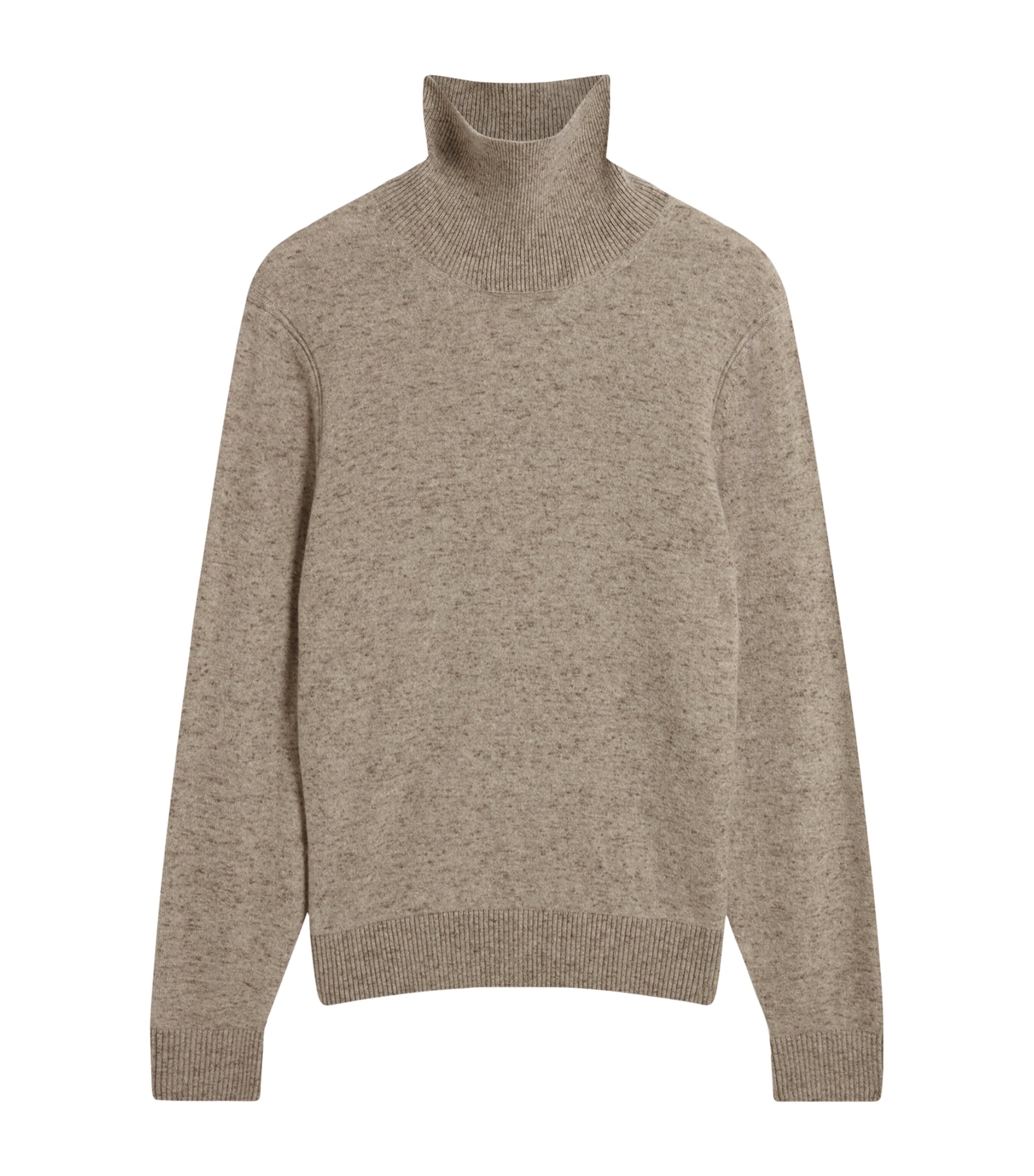 Dunhill Cashmere Rollneck Donegal Sweater In Gray
